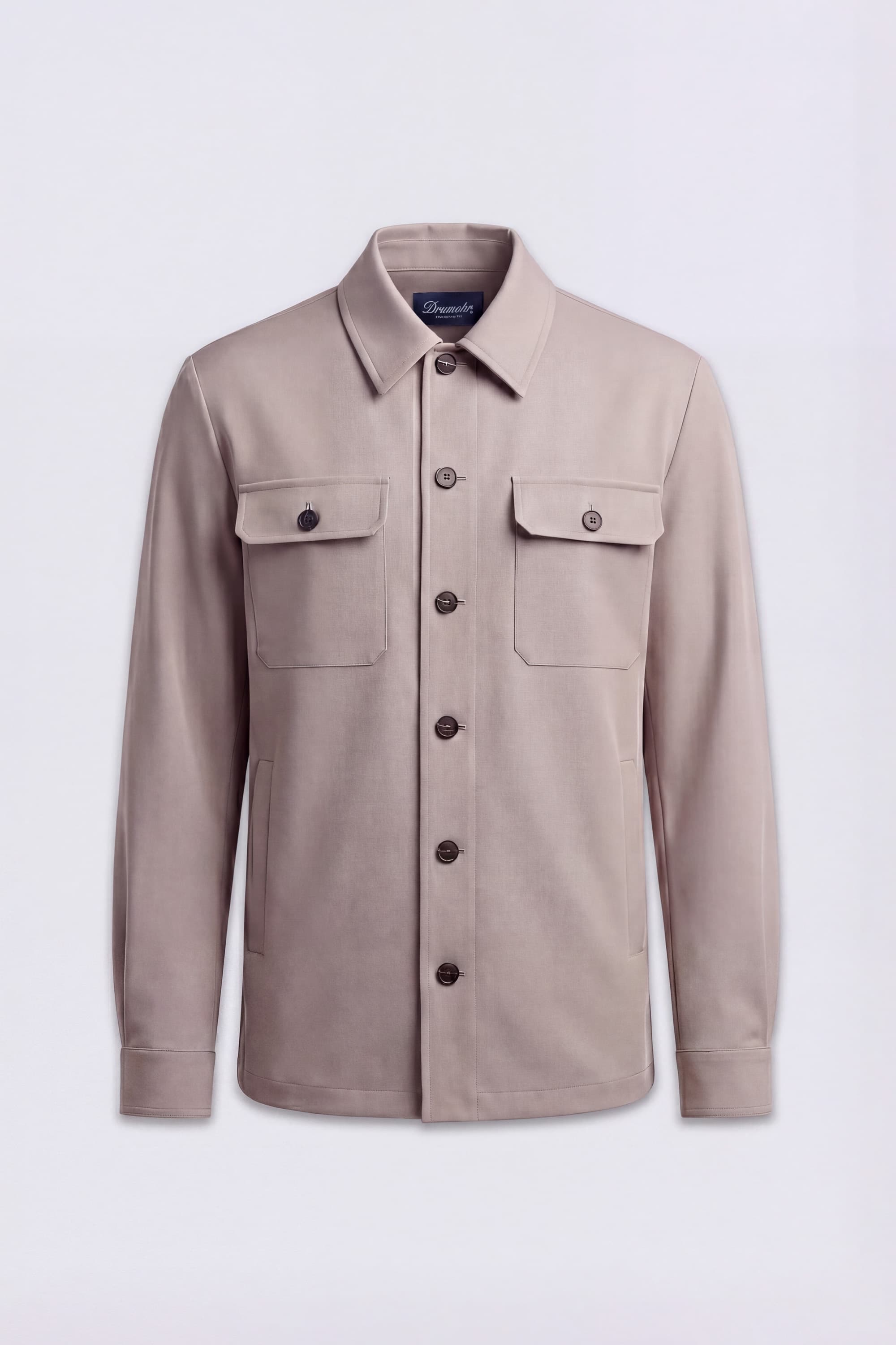 Overshirt en Lana Virgen