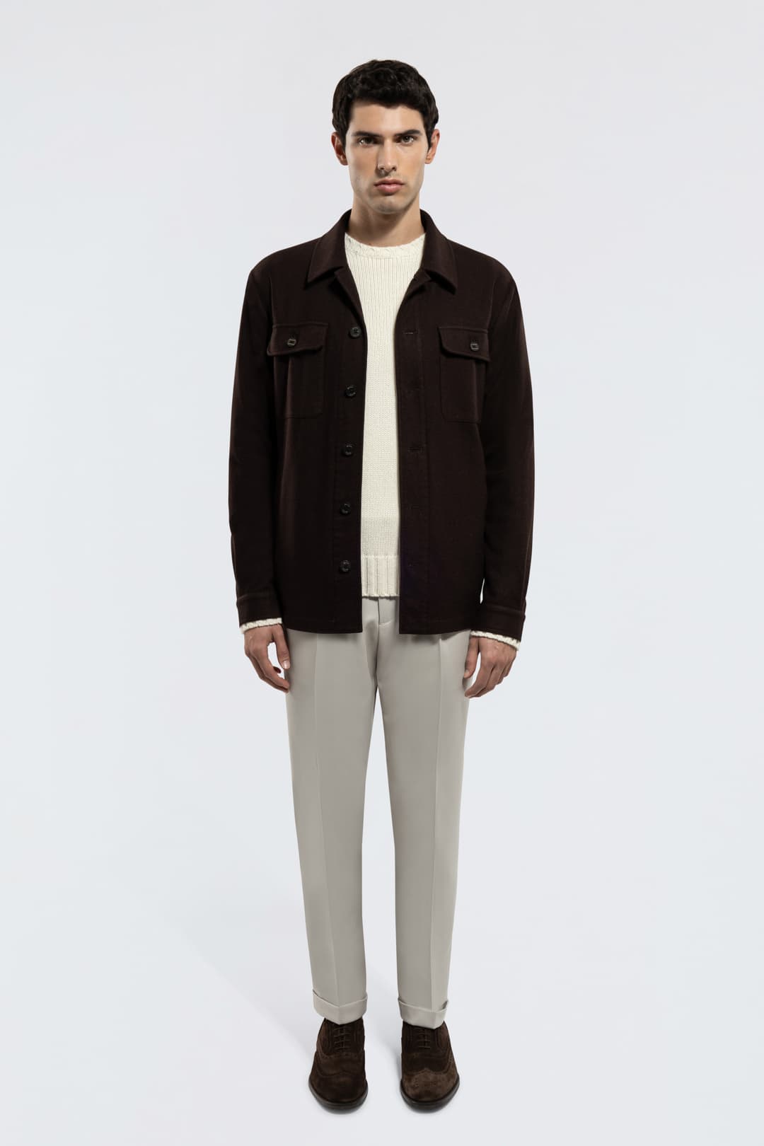 Overshirt in Cashmere
