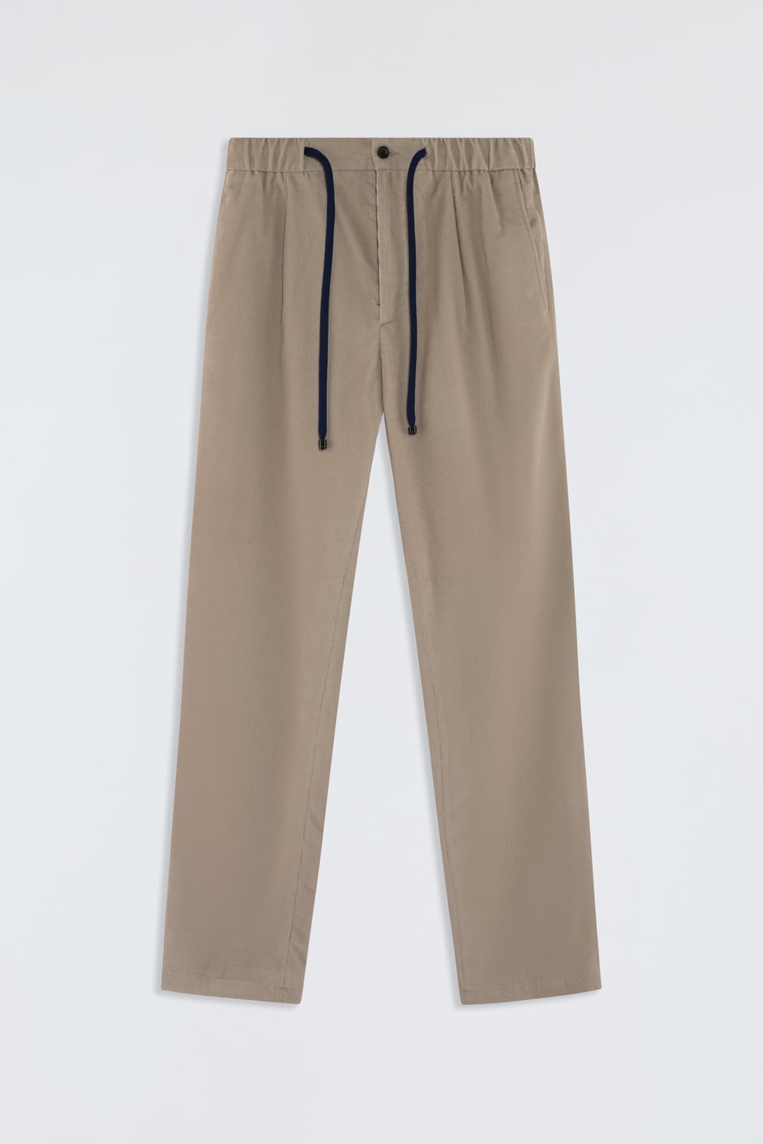 Pantalone con Pinces in Cotone