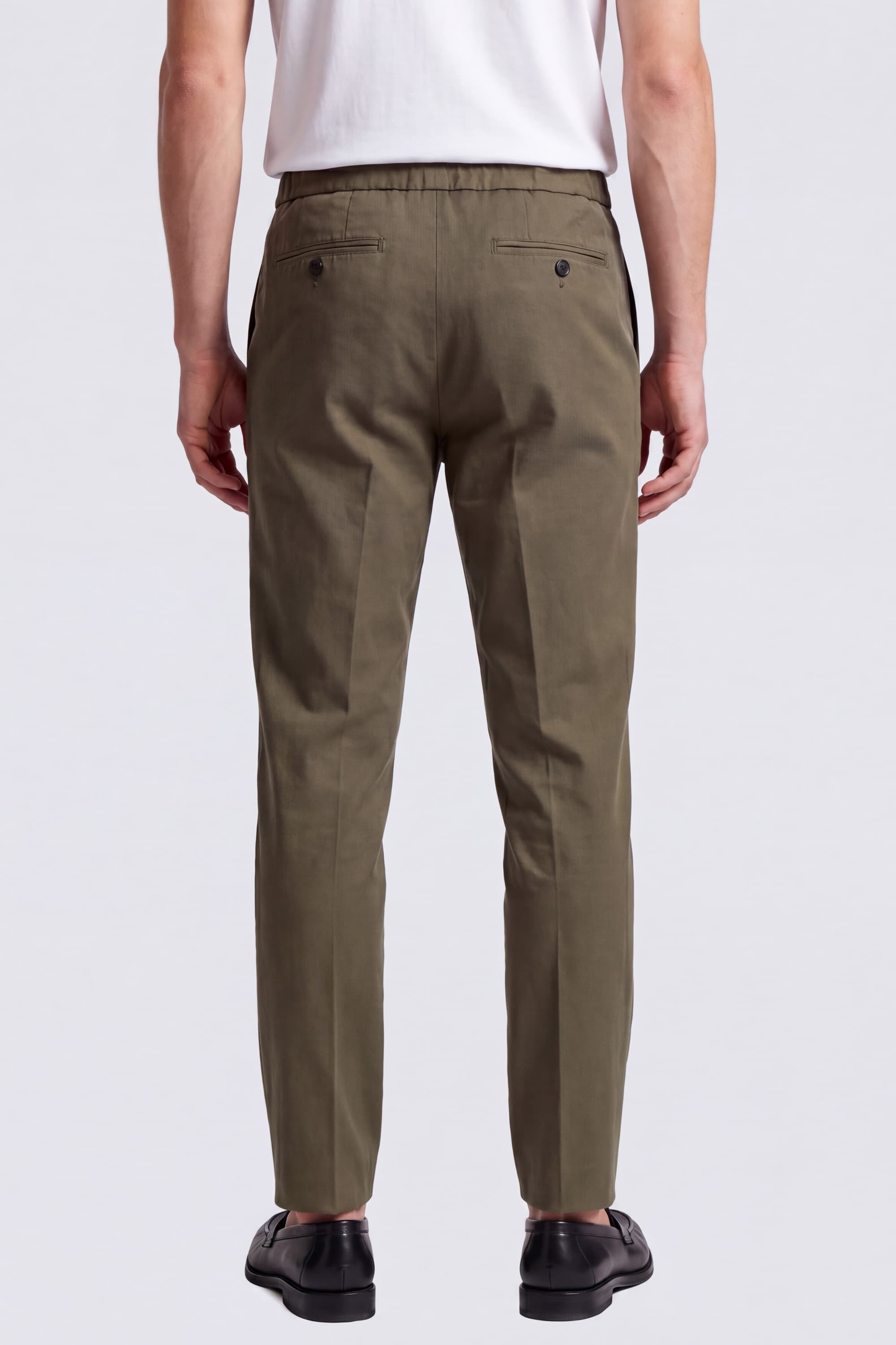 Cotton Trousers with Pleats - Image 4