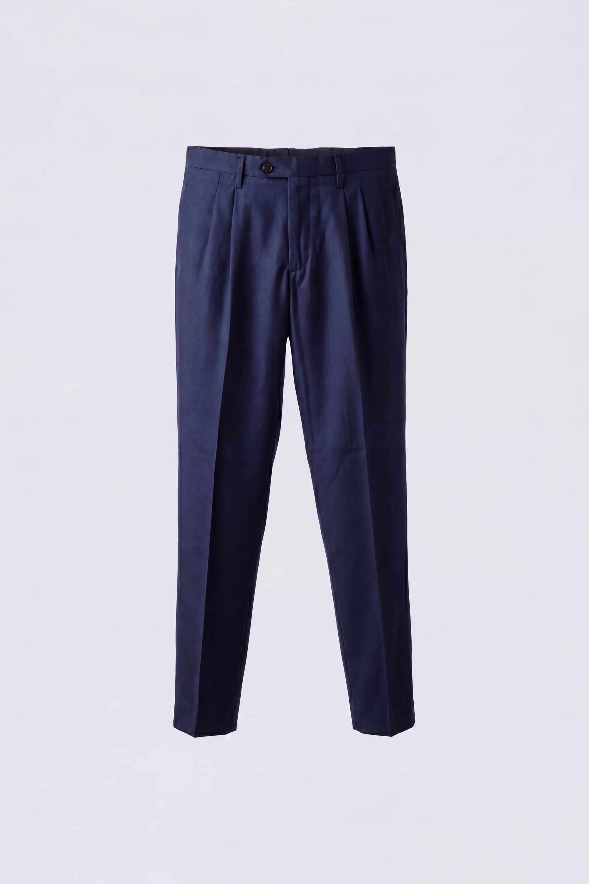 Cotton Trousers with Pleats
