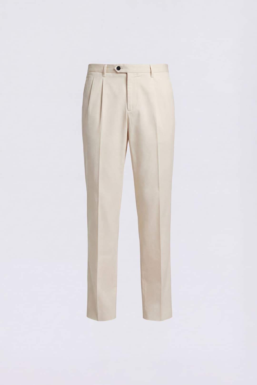 Pantalone con Pinces in Cotone
