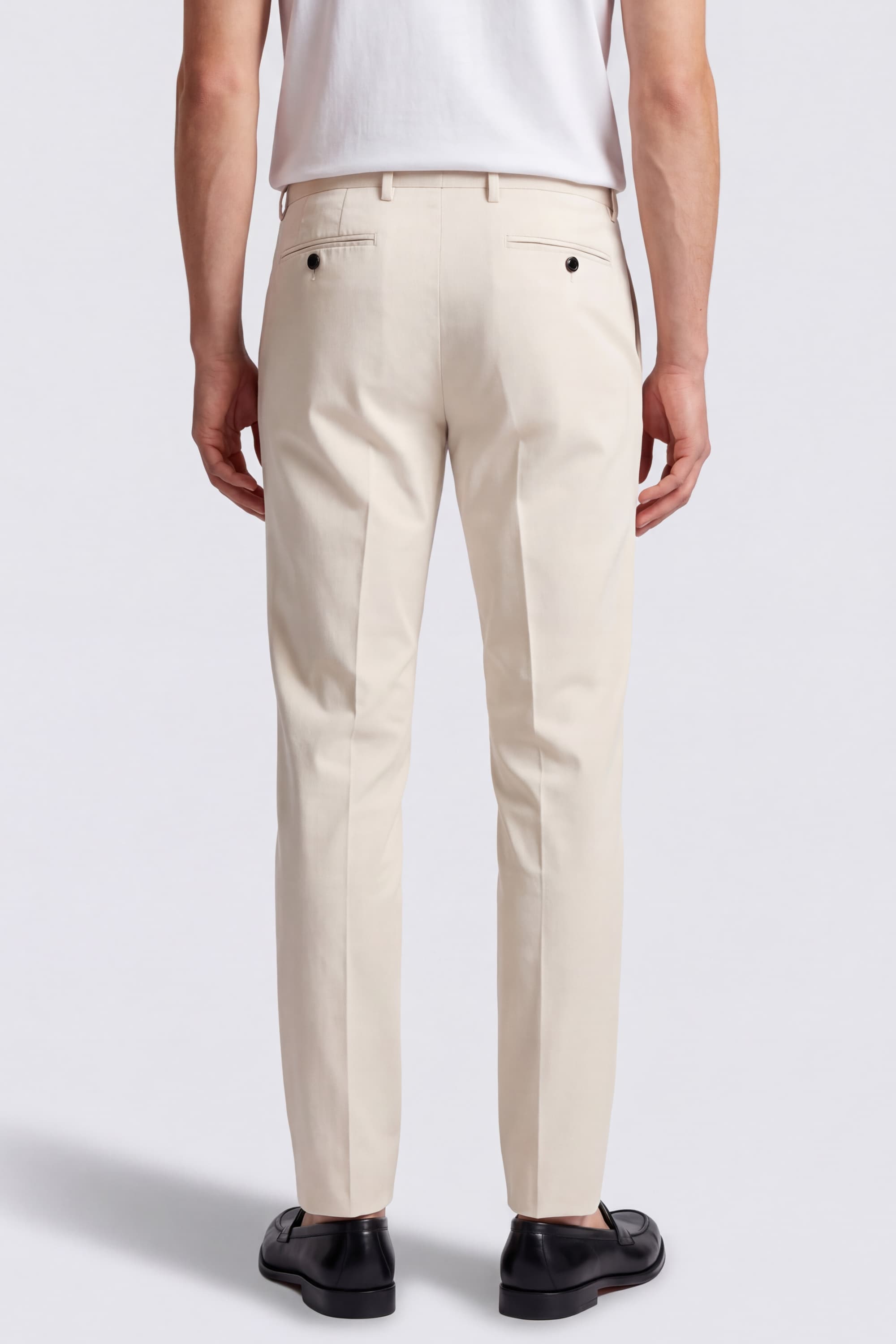 Cotton Trousers with Pleats - Image 4