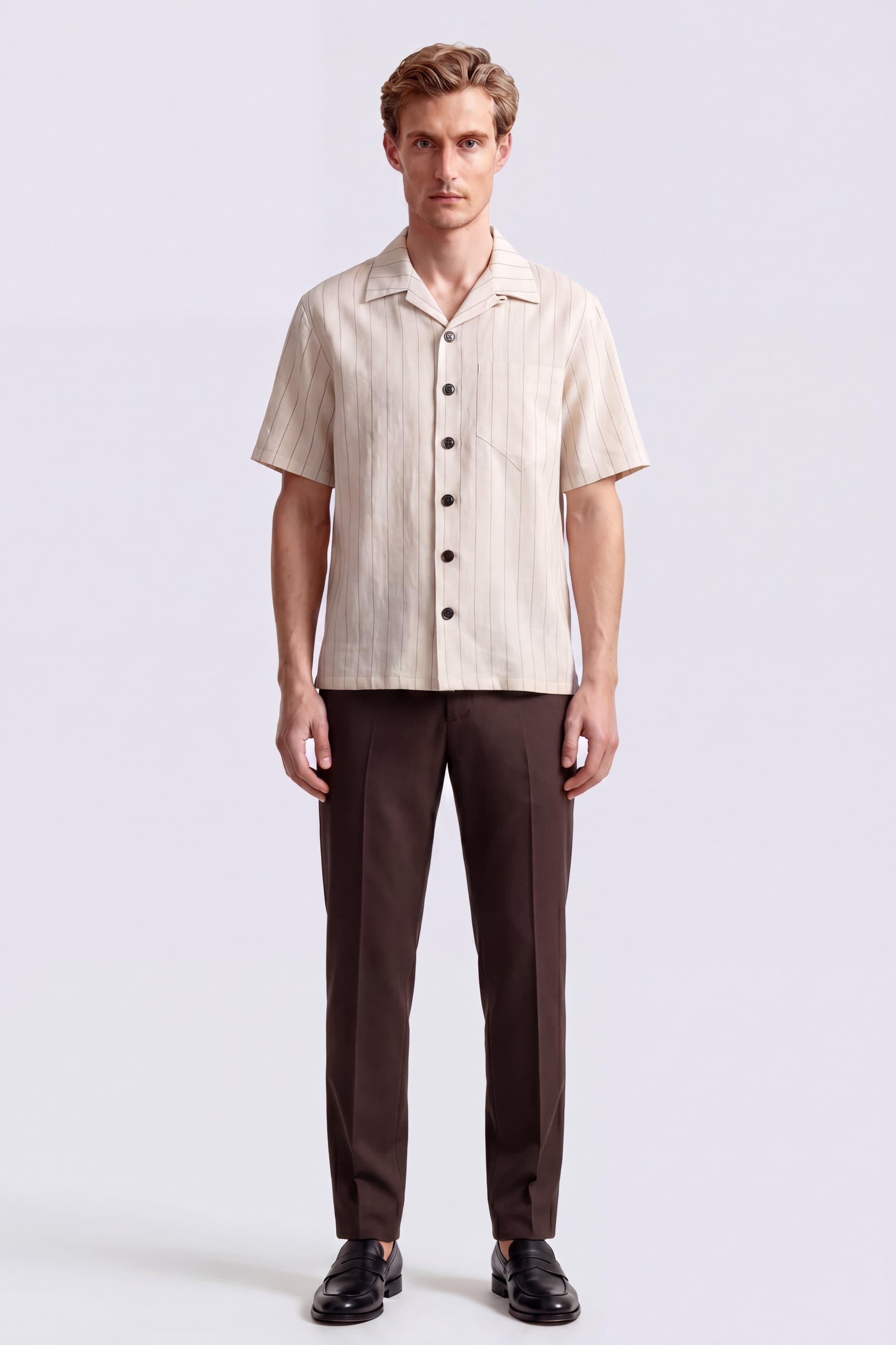 Striped Linen Shirt - Image 2
