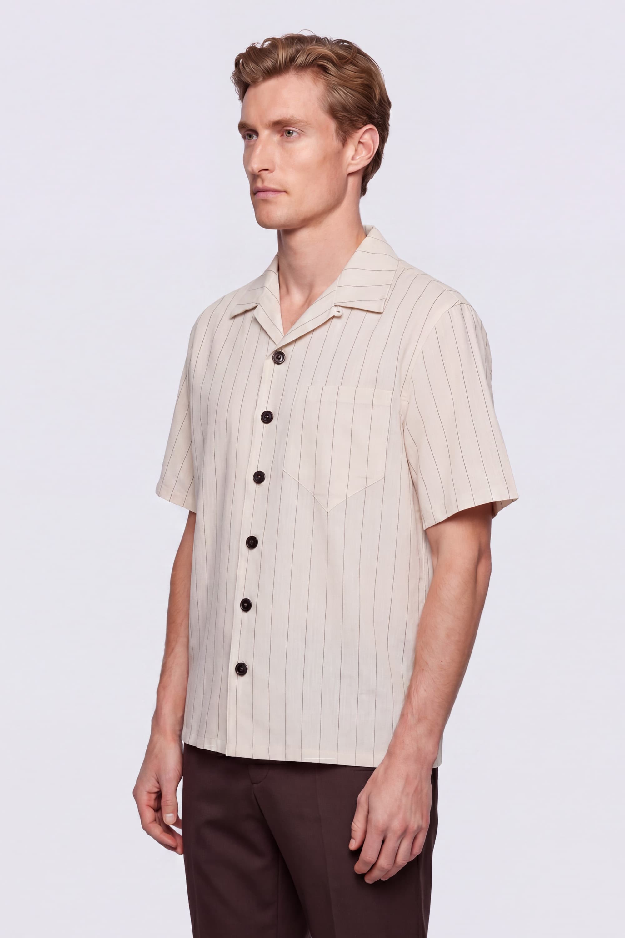 Striped Linen Shirt - Image 3