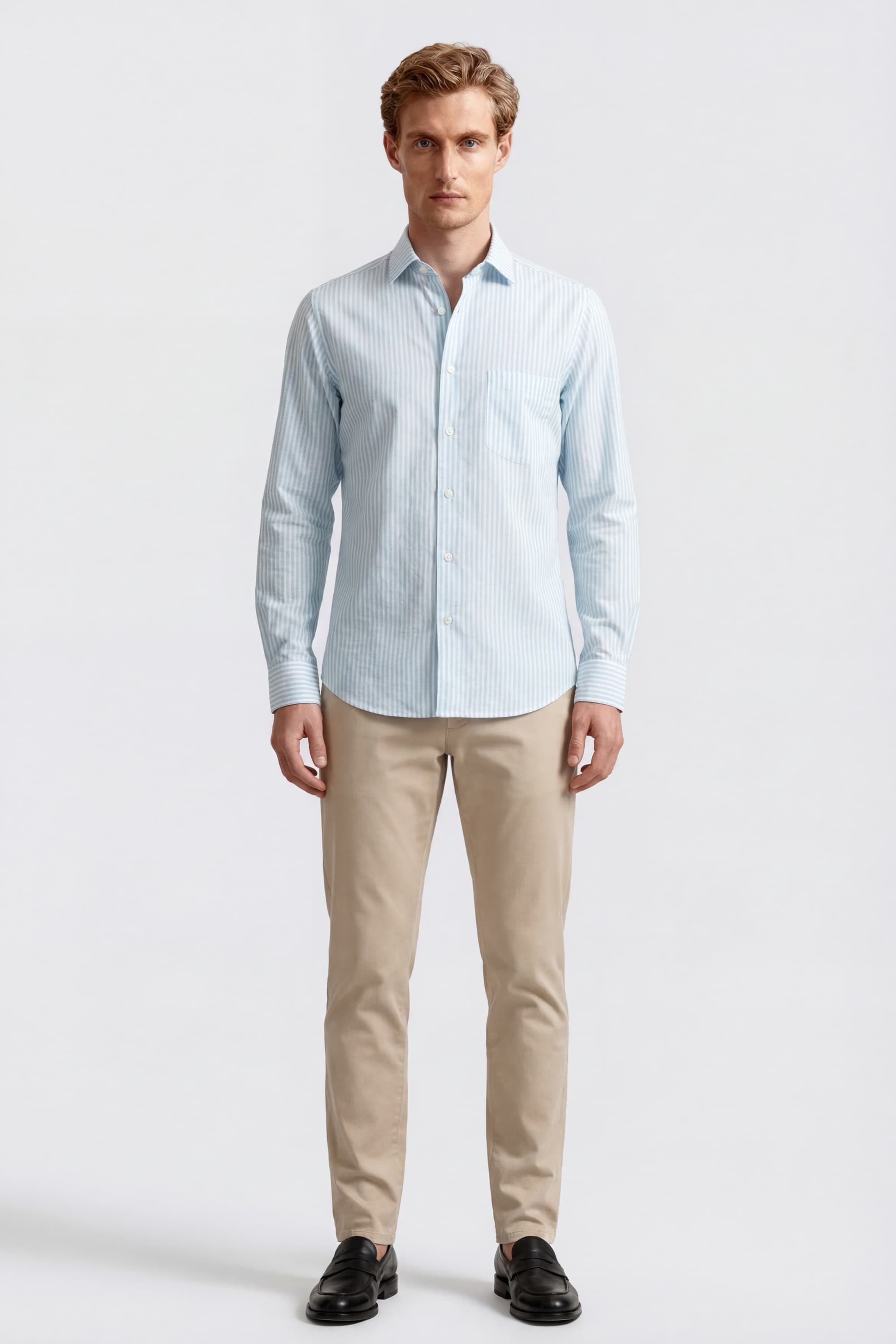 Striped Cotton Shirt - Image 2