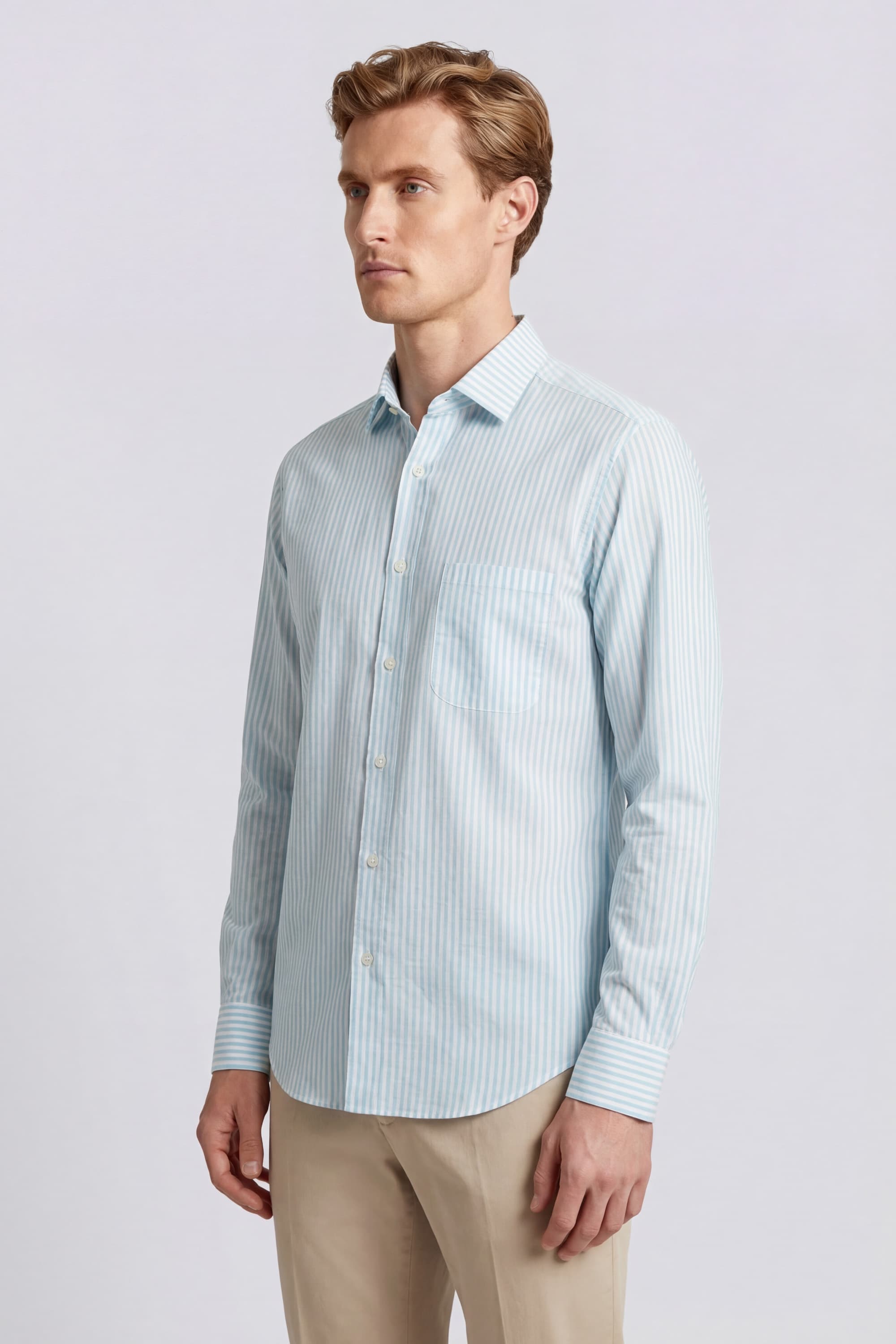 Striped Cotton Shirt - Image 3