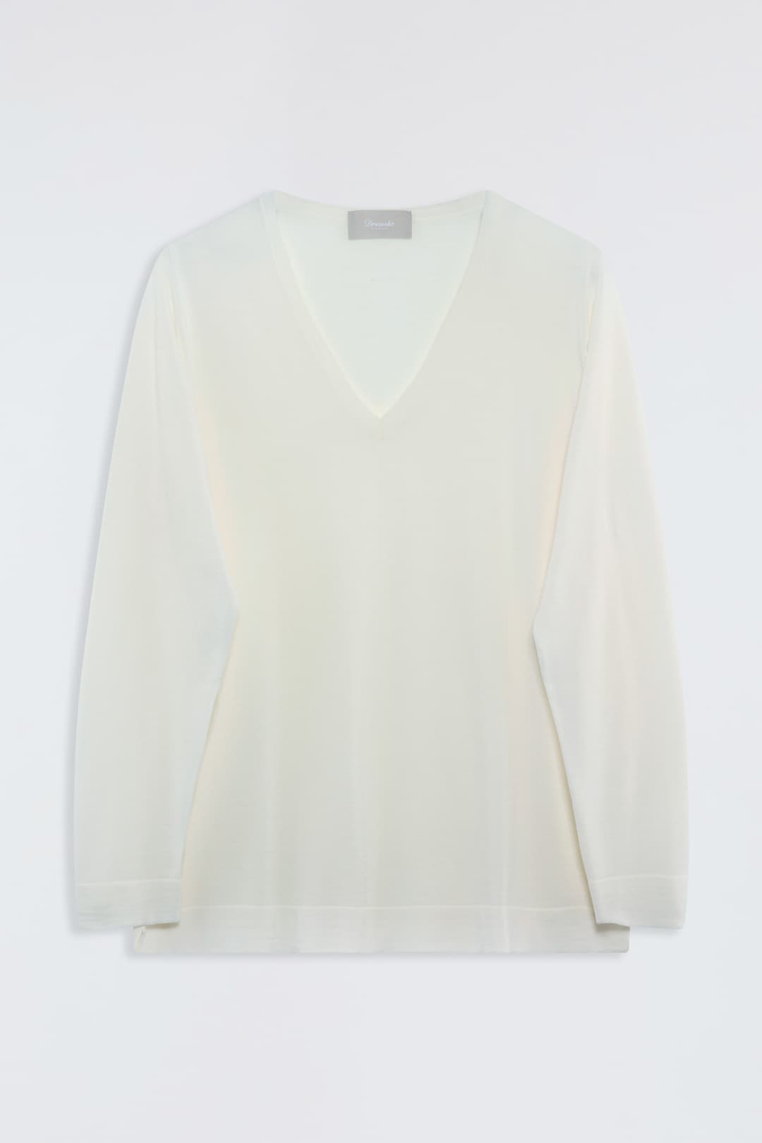 V-Neck Sweater in Extrafine Merino Wool