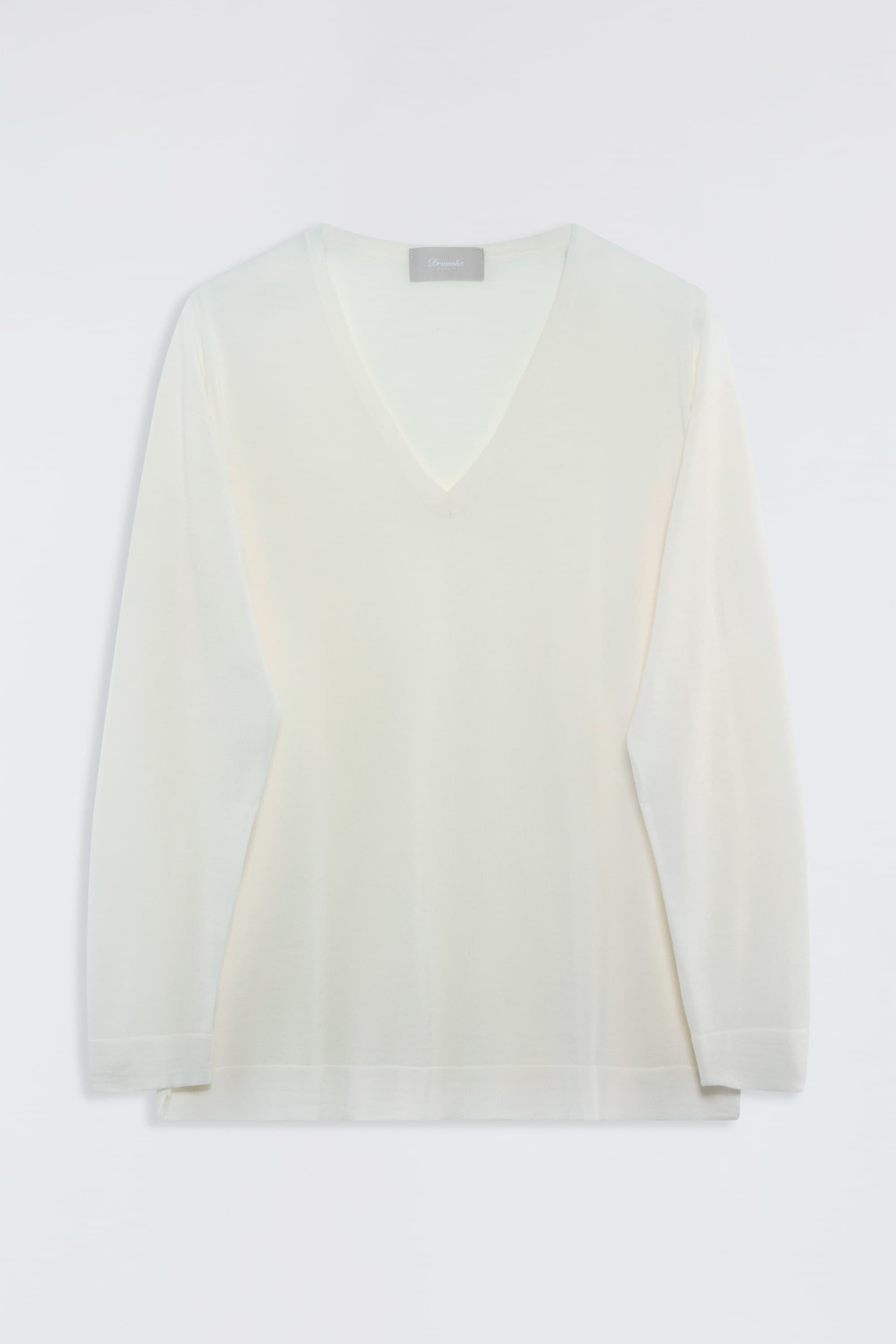V-Neck Sweater in Extrafine Merino Wool
