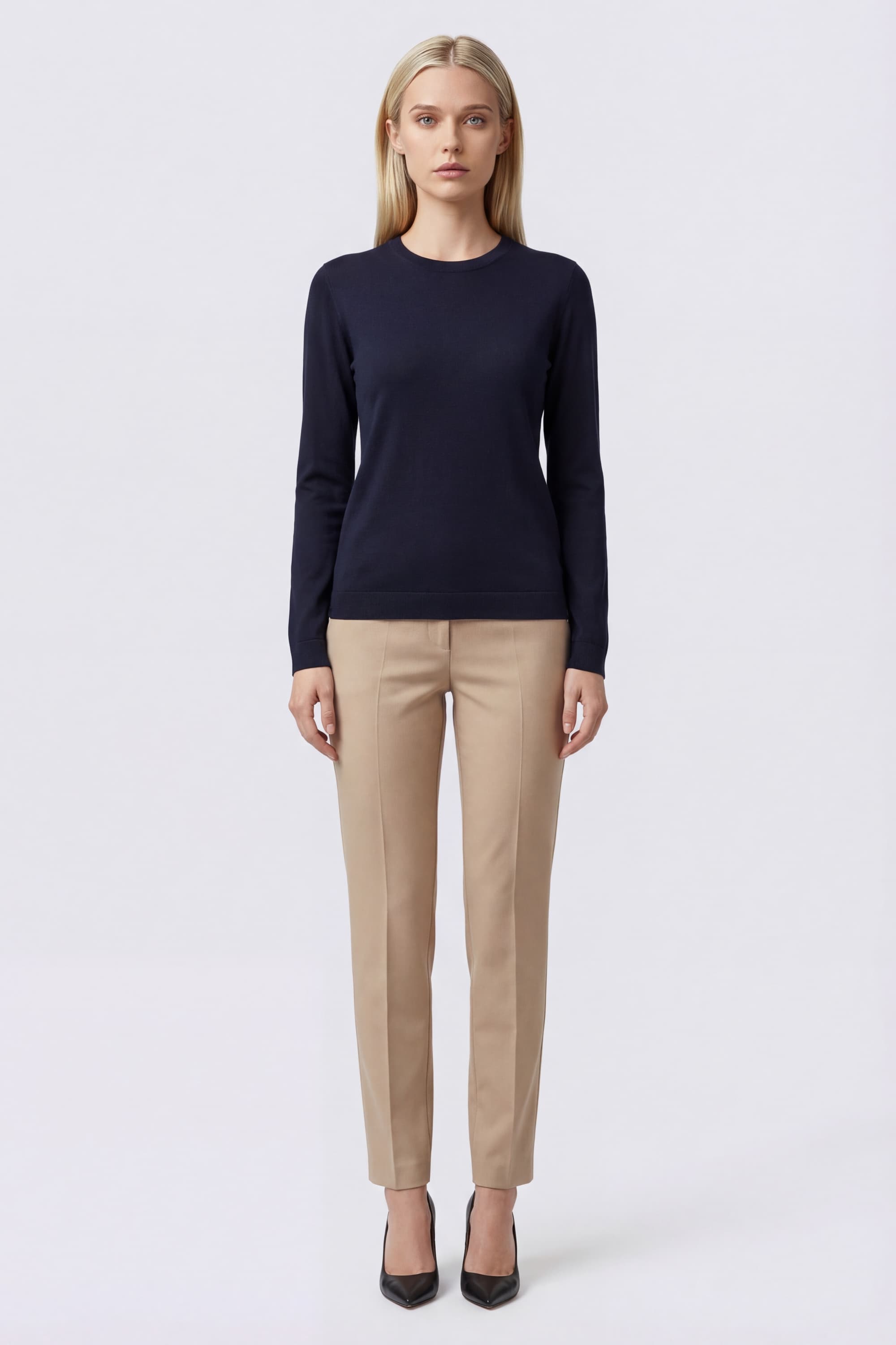 Crew Neck Cotton T-Shirt - Image 2