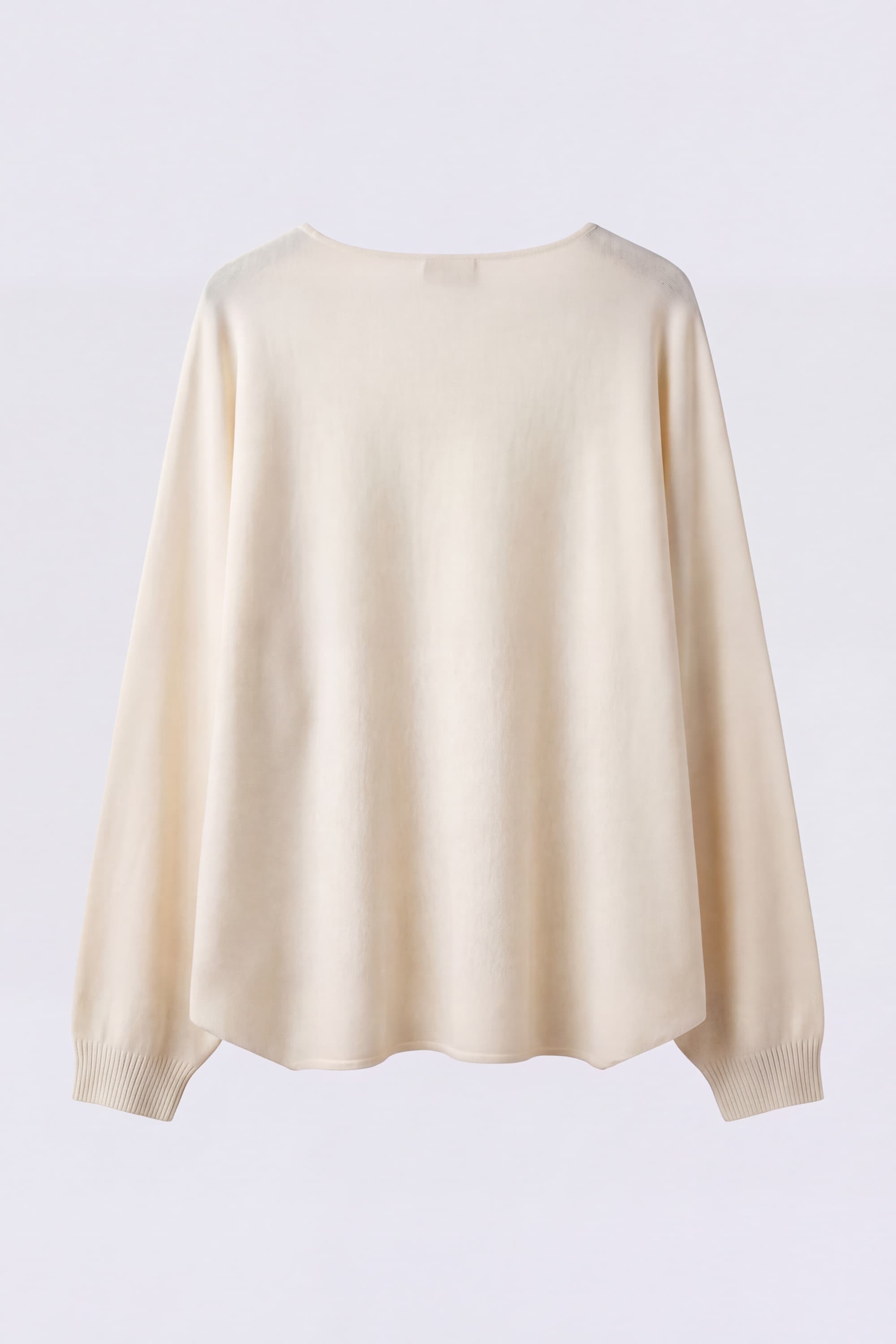Wool Sweater with Batwing Sleeves - Image 5