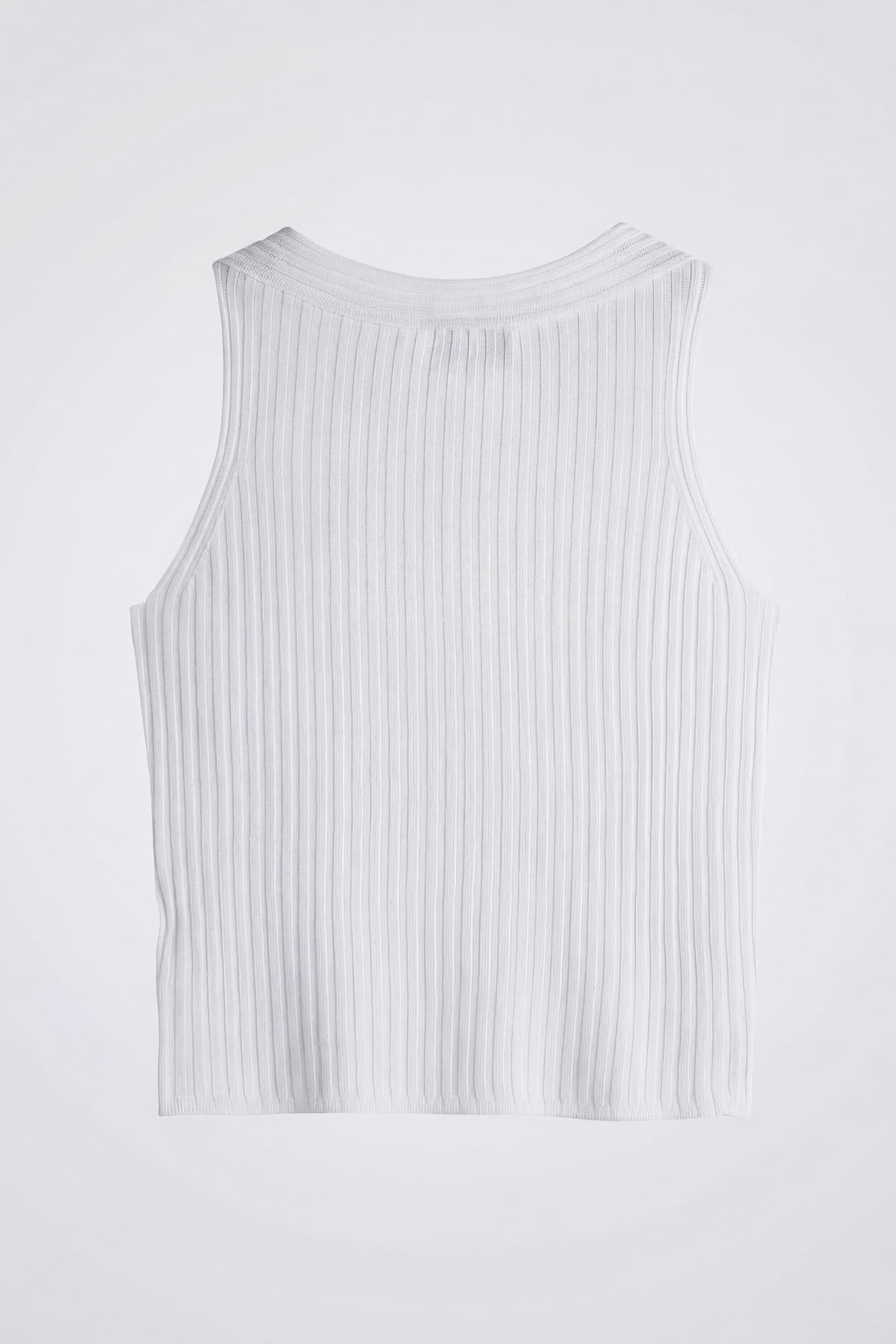 Ribbed Tank top with V-Neckline - Image 5