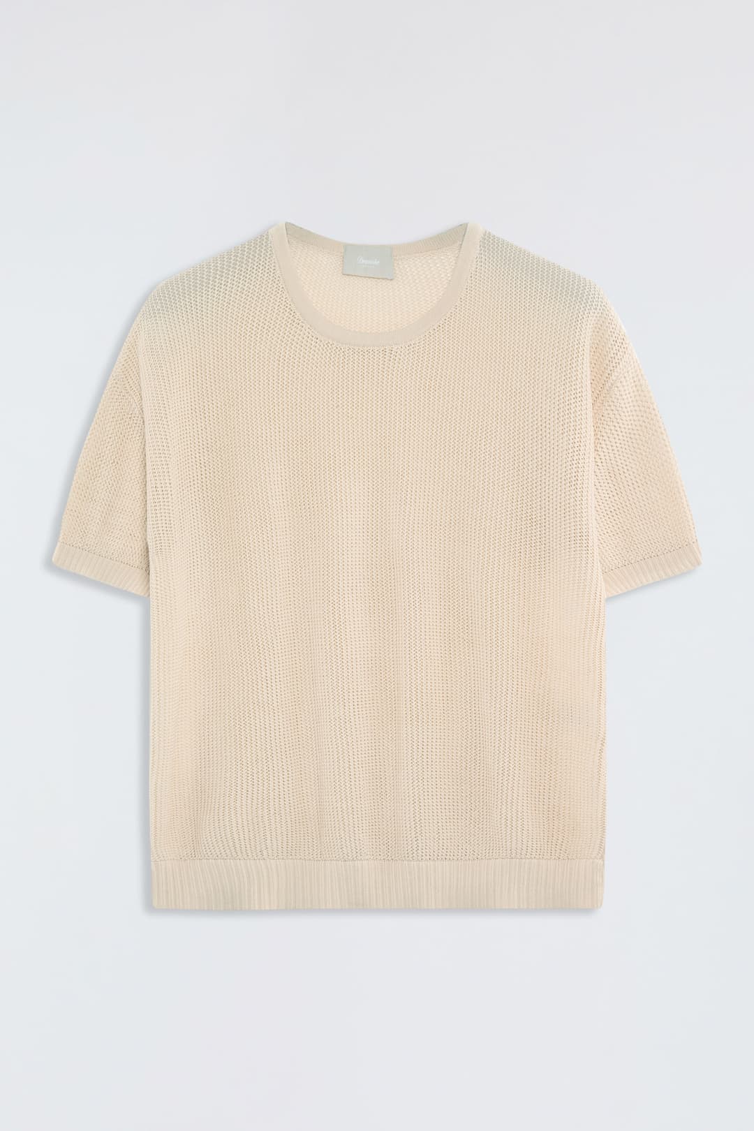 Cotton Mesh T-shirt
