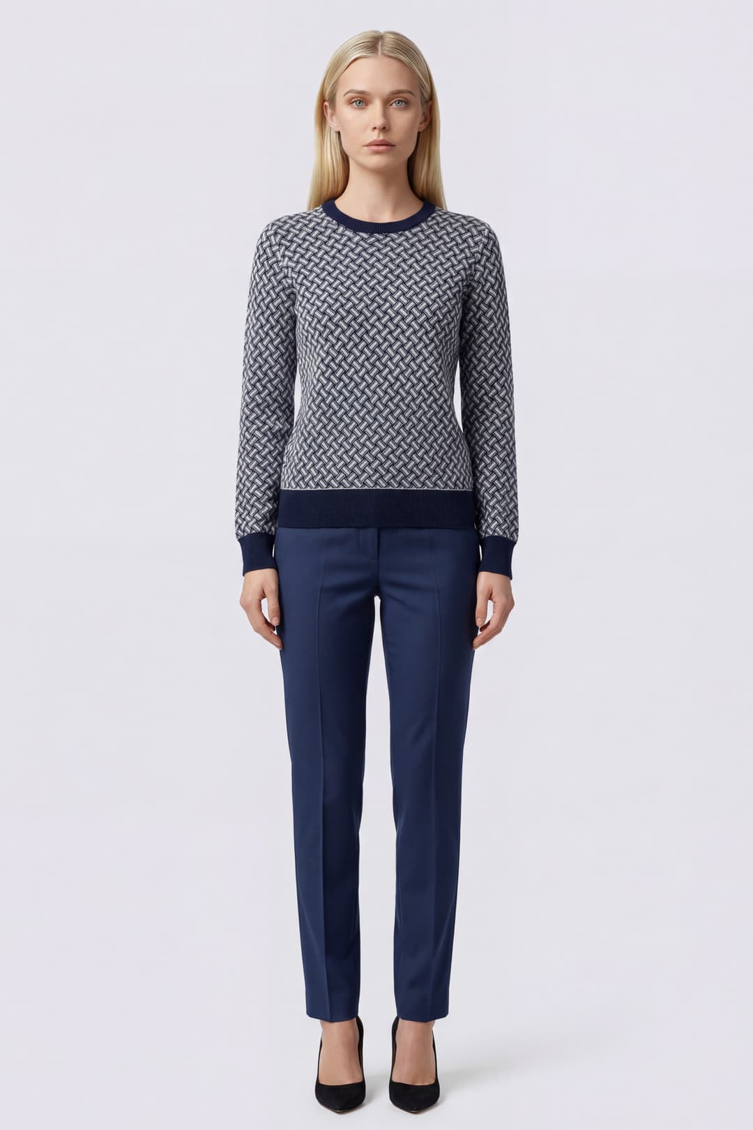 Razor Blade Crewneck Sweater