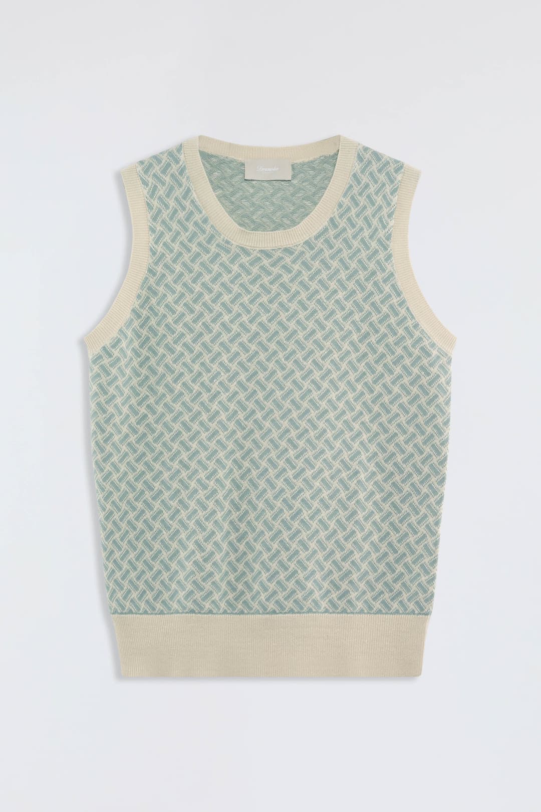 Razor Blade Cotton and Linen Vest
