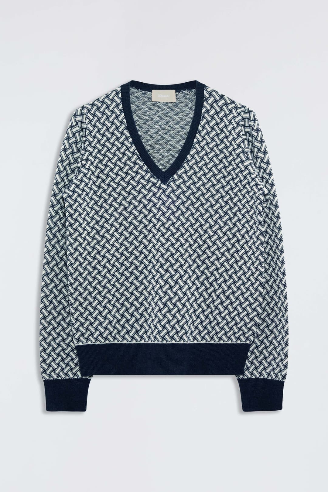 V-Neck Sweater Razor Blade