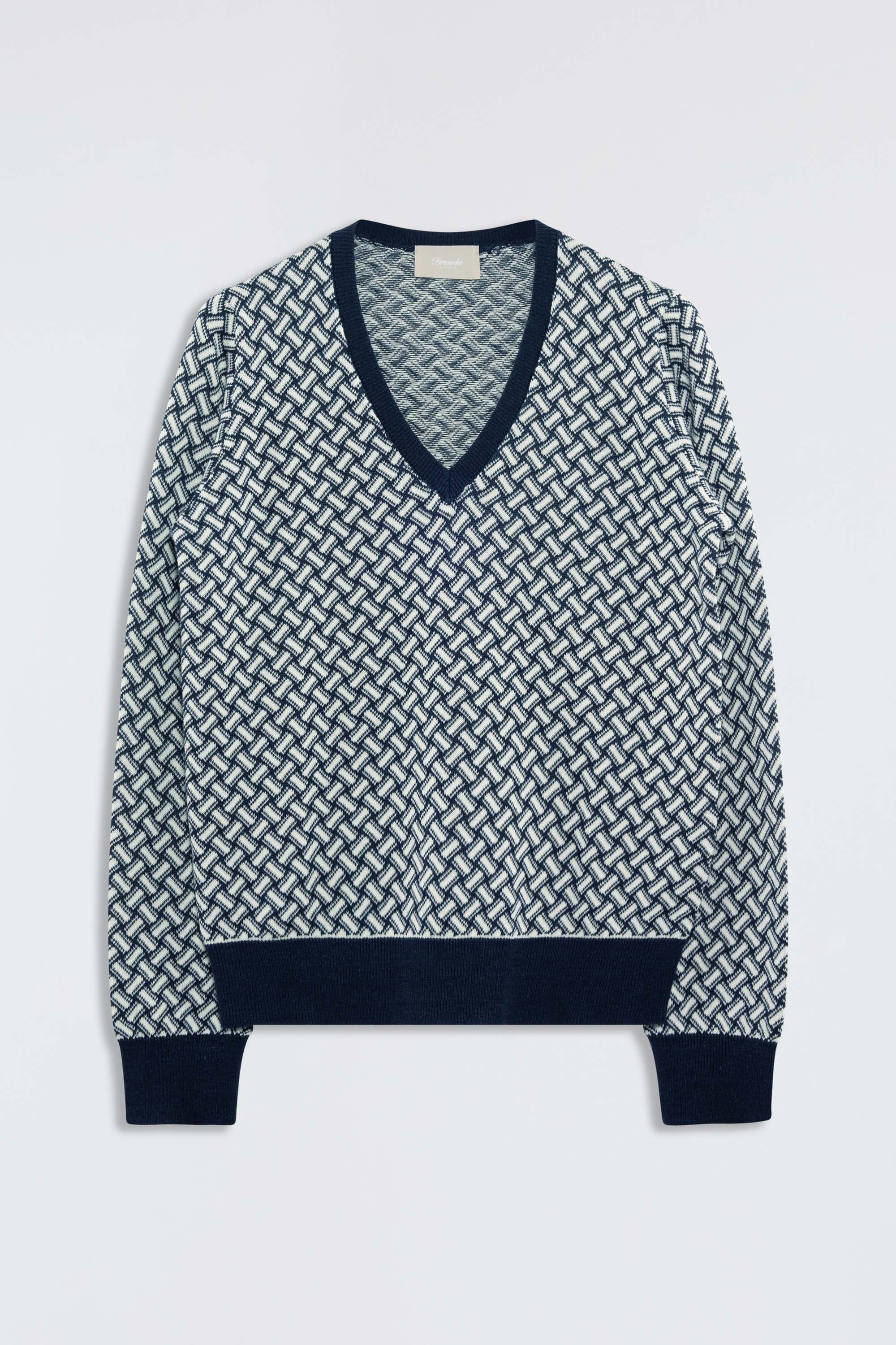 V-Neck Sweater Razor Blade