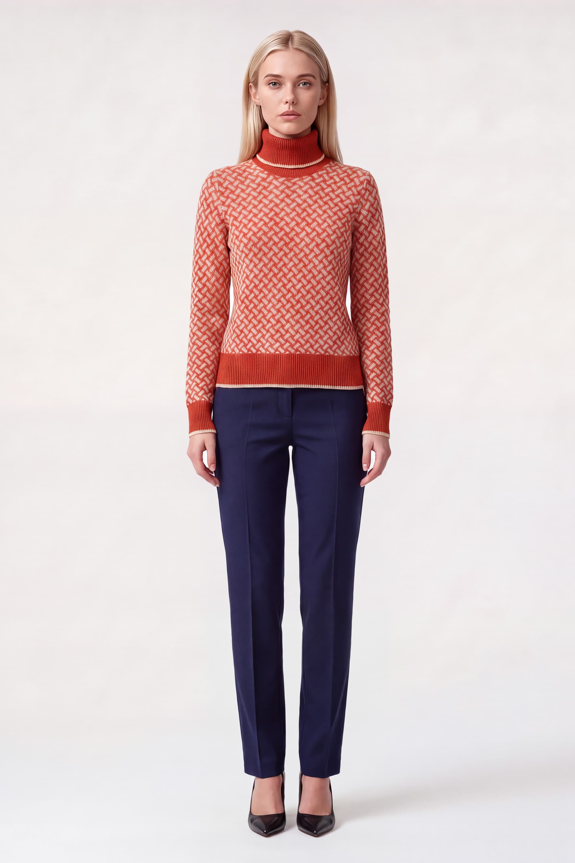 Razor Blade Turtleneck Sweater - Image 2