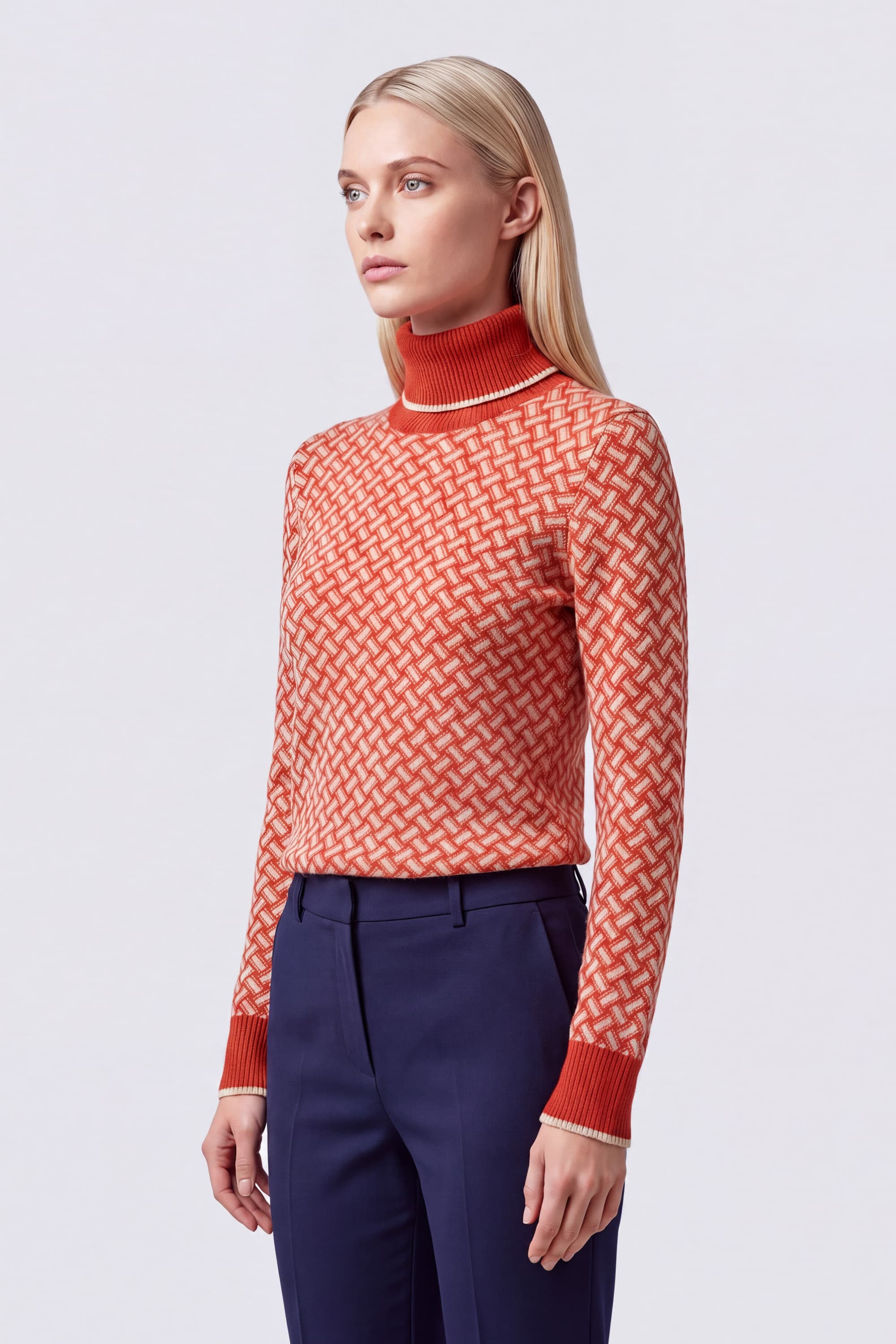 Razor Blade Turtleneck Sweater - Image 3