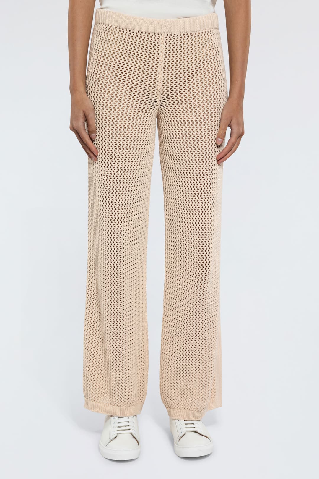 Cotton Mesh Trousers