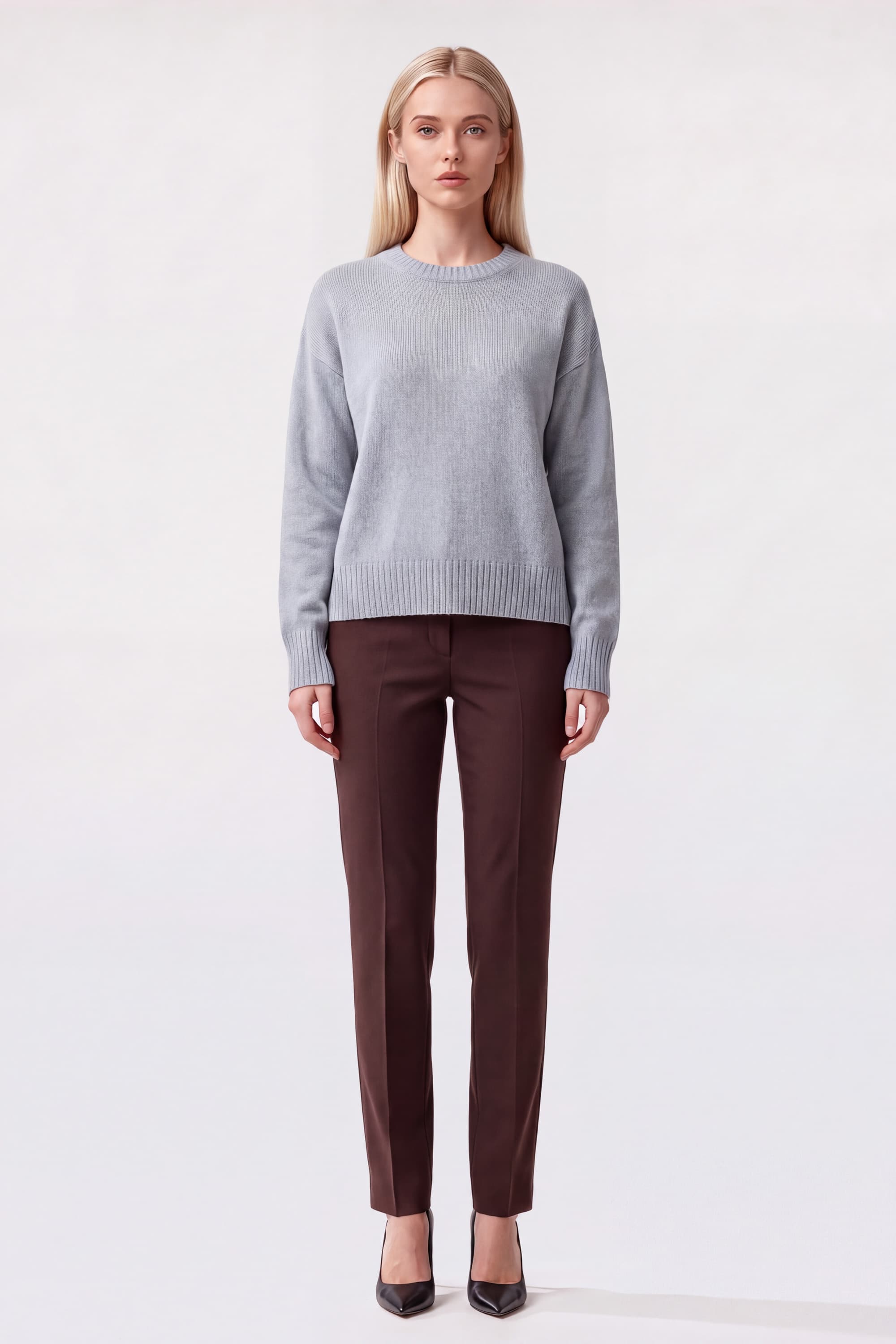 Cashmere Crew Neck Sweater - Image 2