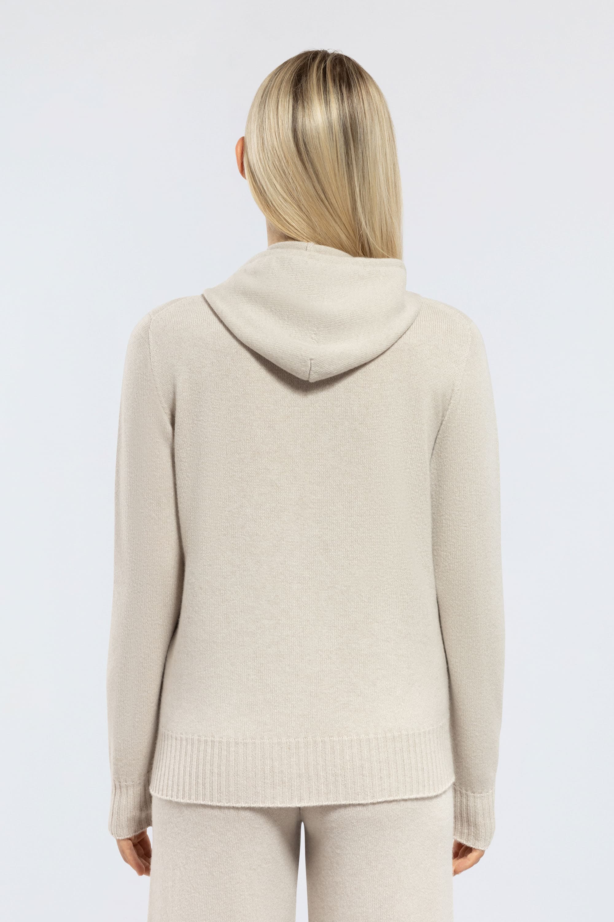 Maglione Donna Elegante A Maglia Cashmere - Felpa Con Cappuccio Sciolta, Colori Solidi, Per Primavera/autunno/inverno, Taglie S-3XL