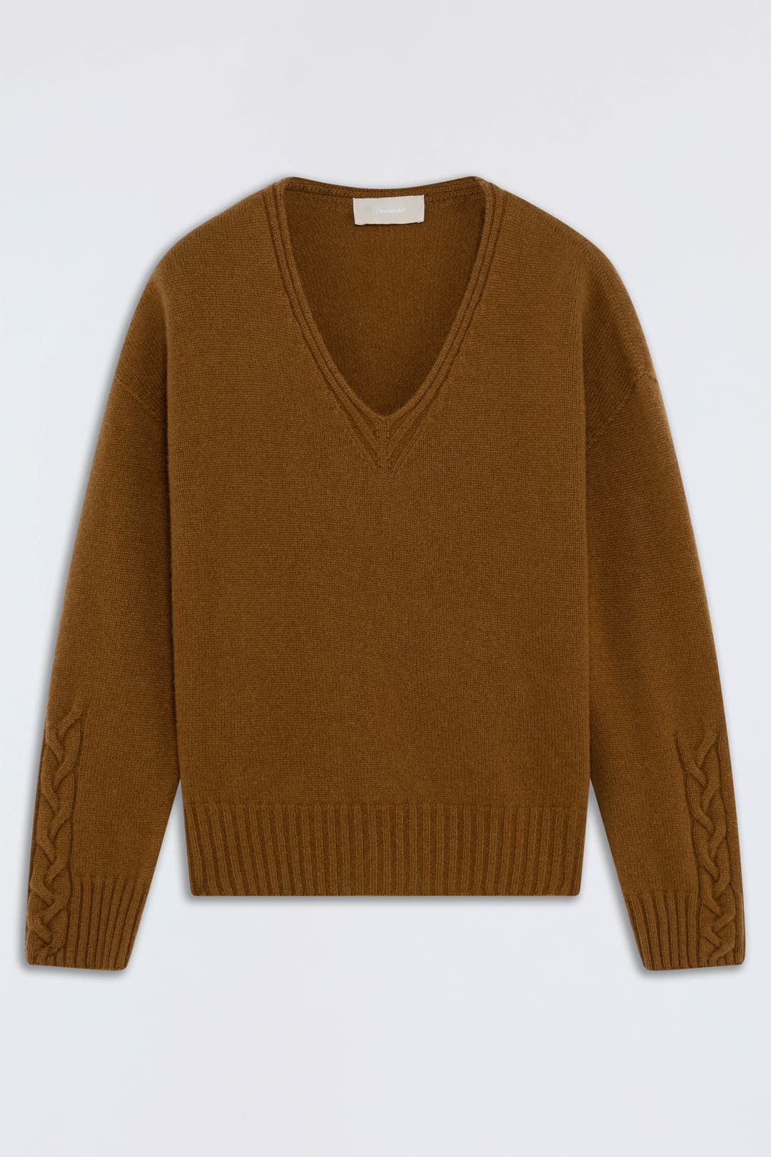 Maglione in Cashmere con Scollo a v