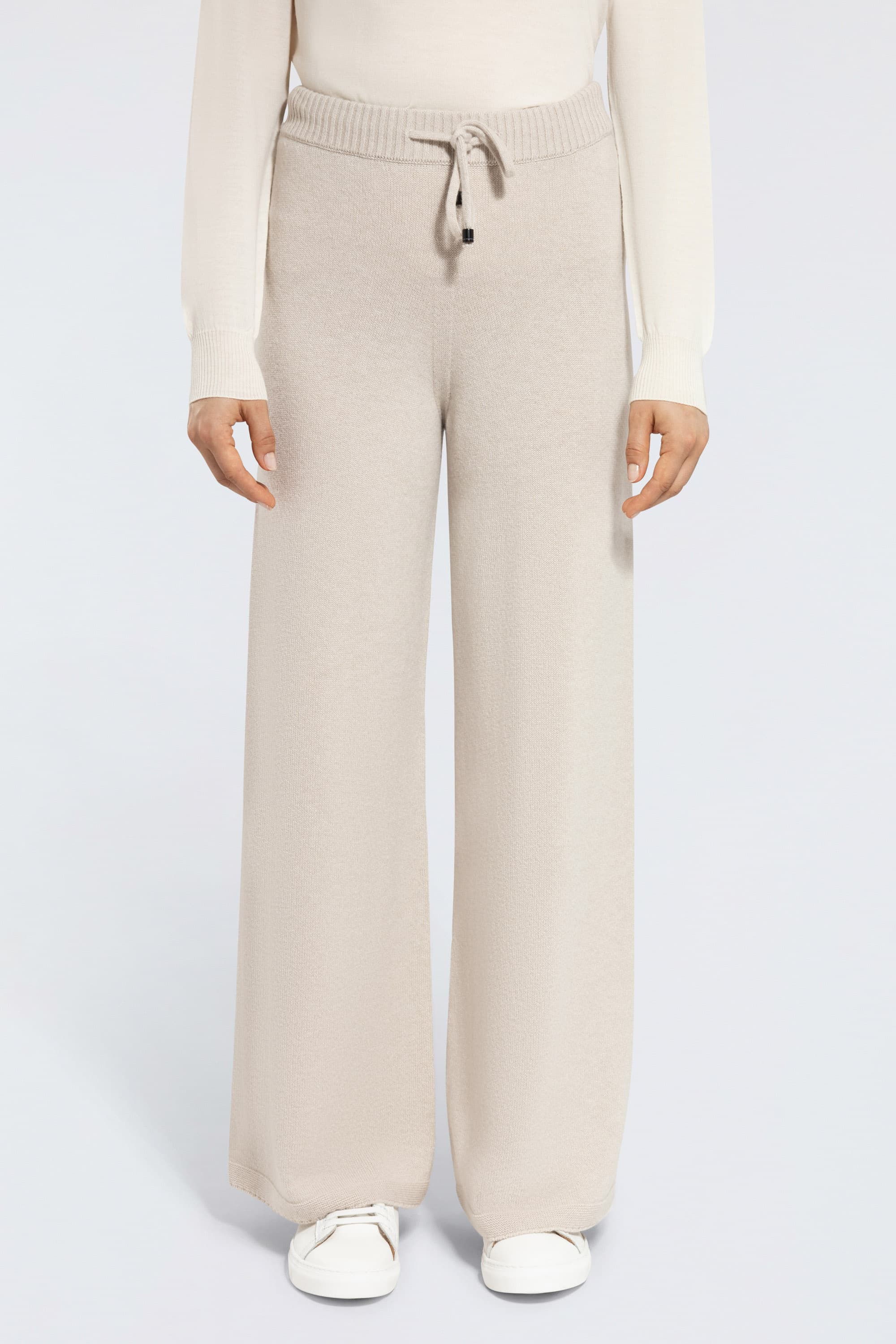Cashmere Palazzo Trousers - Image 2