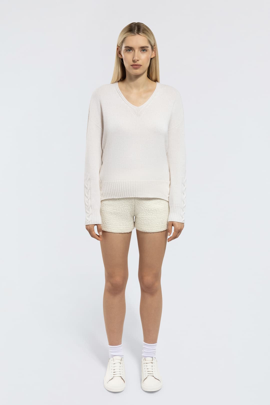 Maglia Scollo V in Lana