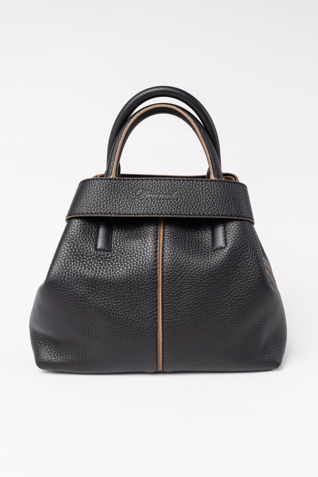 Small Black Leather Handbag