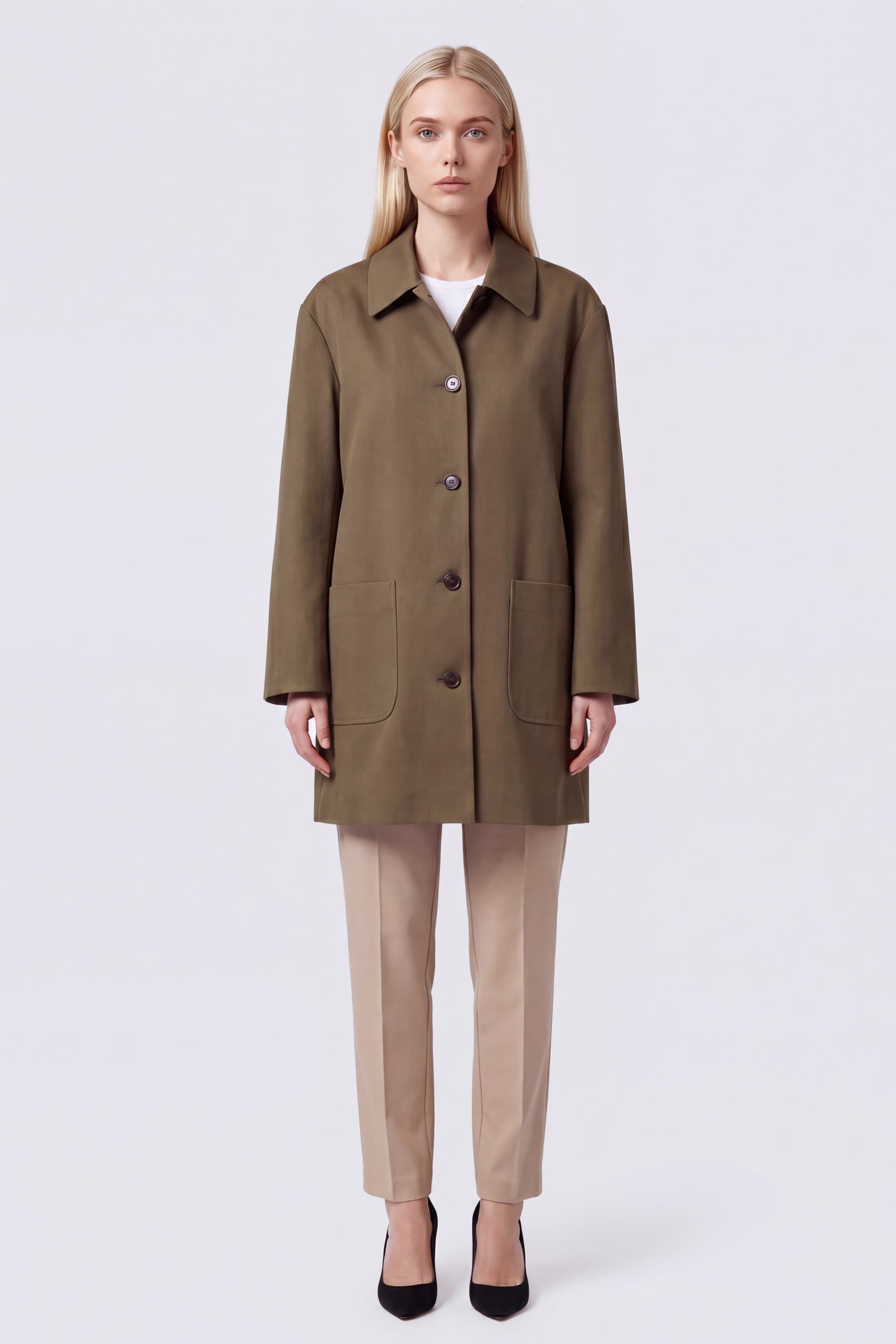 Short Cotton Coat - Image 2
