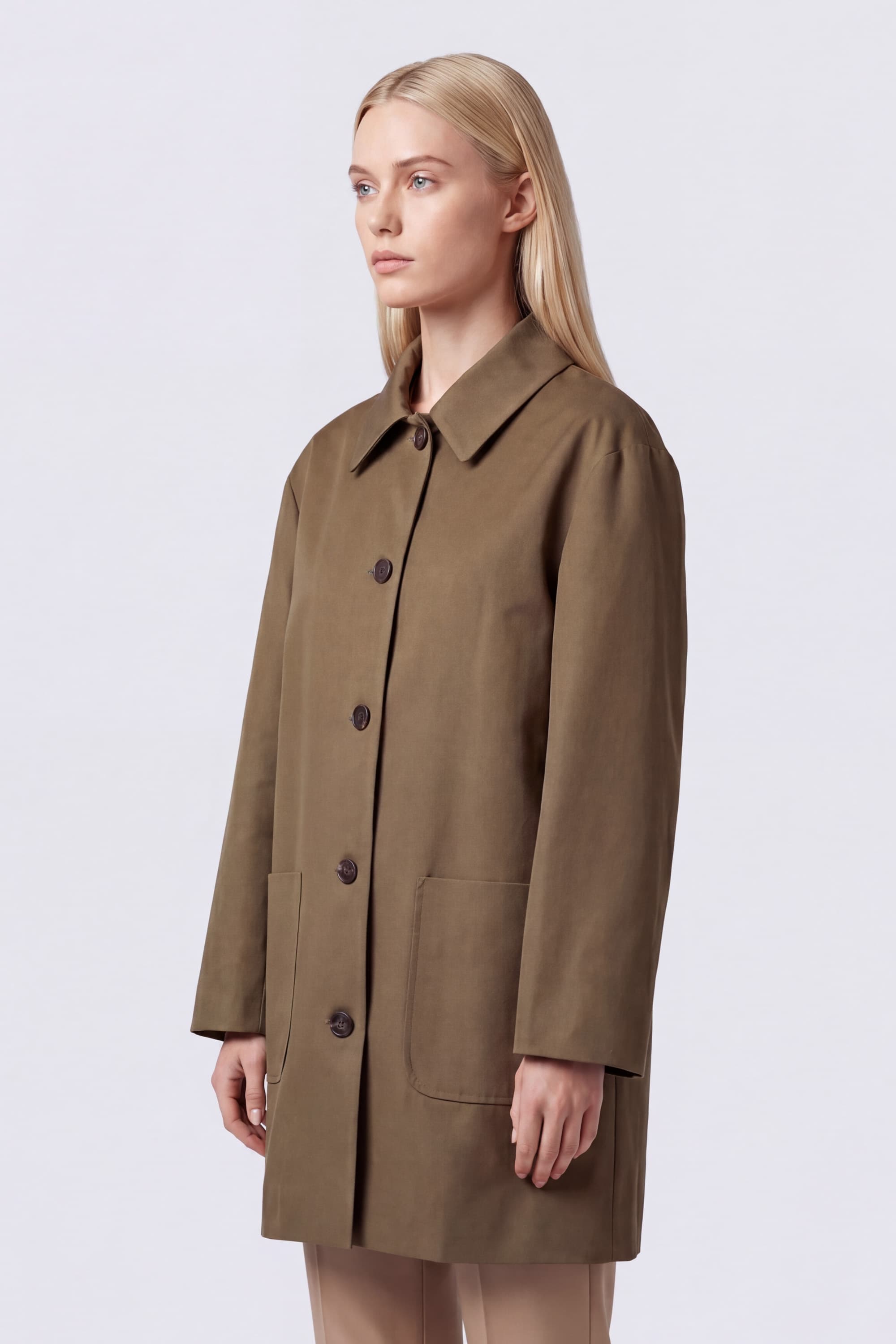 Short Cotton Coat - Image 3