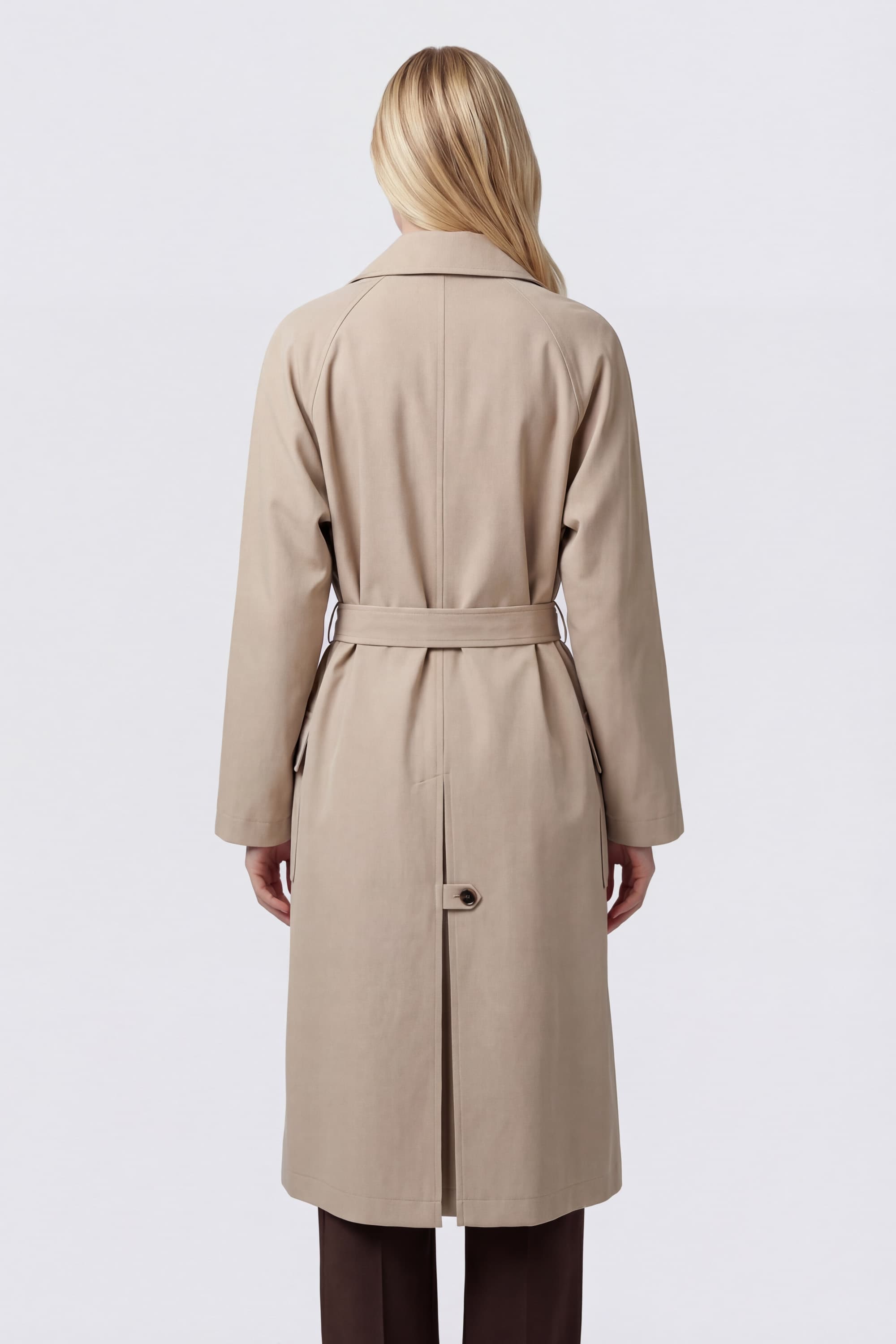 Double-Breasted Trench Coat - Image 4