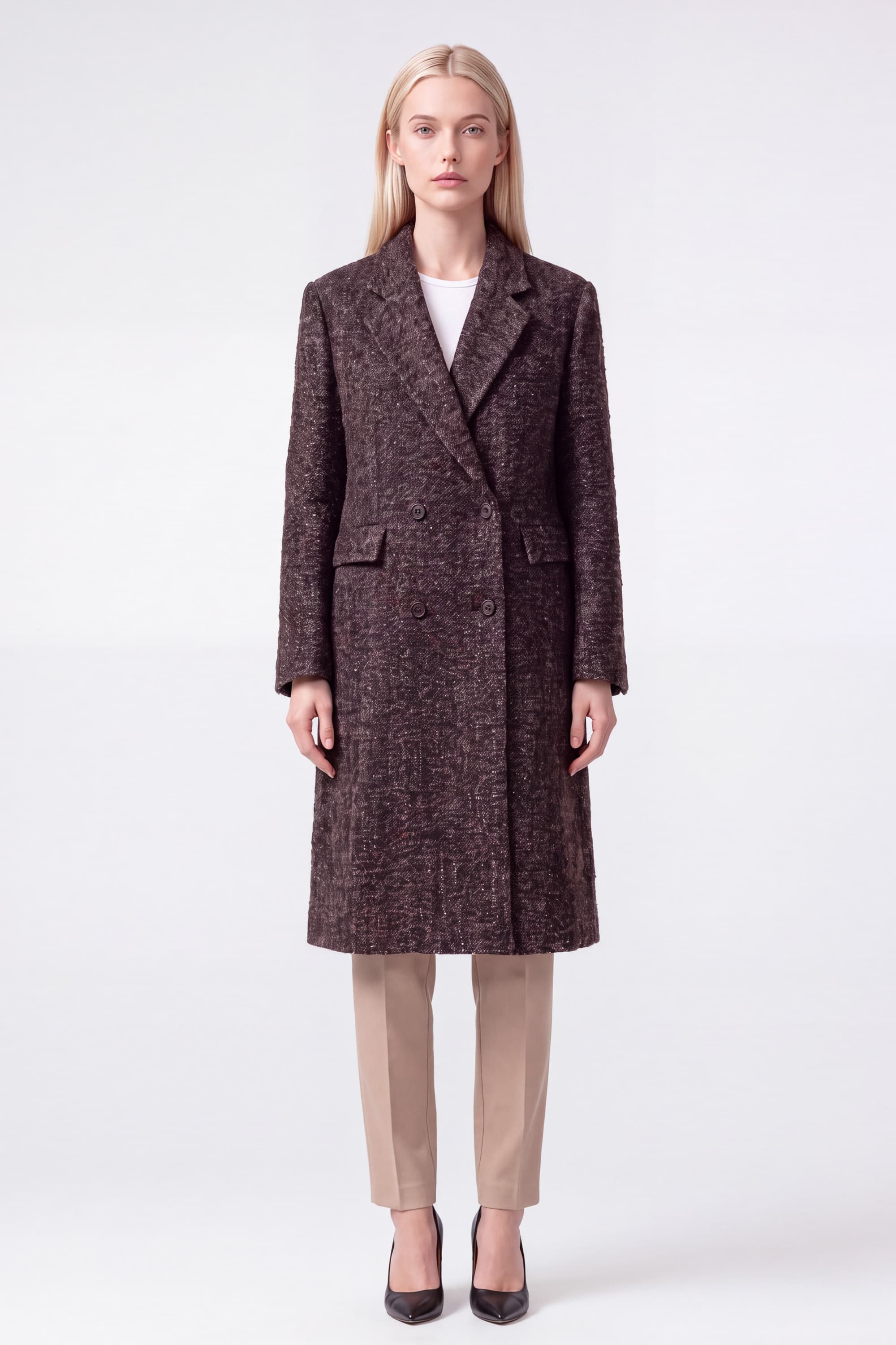 Drumohr Textured Wool Coat - Image 2