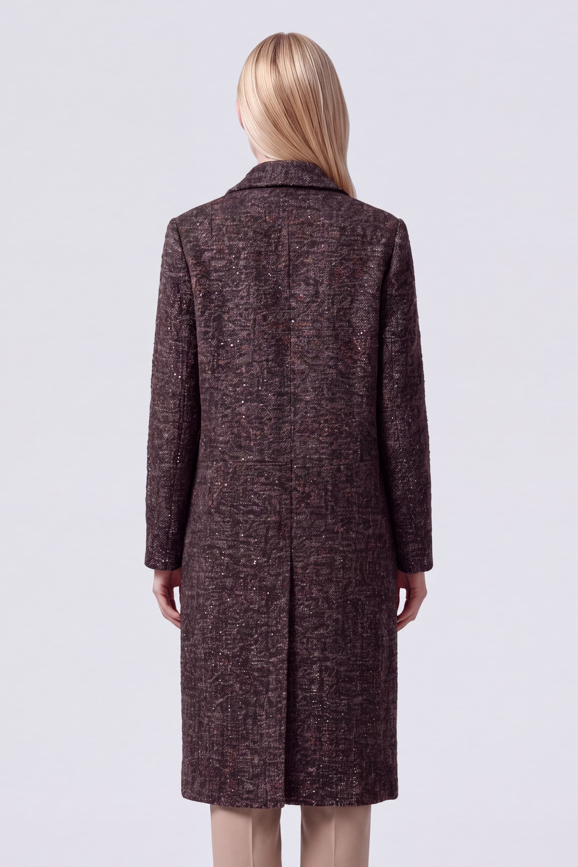 Drumohr Textured Wool Coat - Image 5