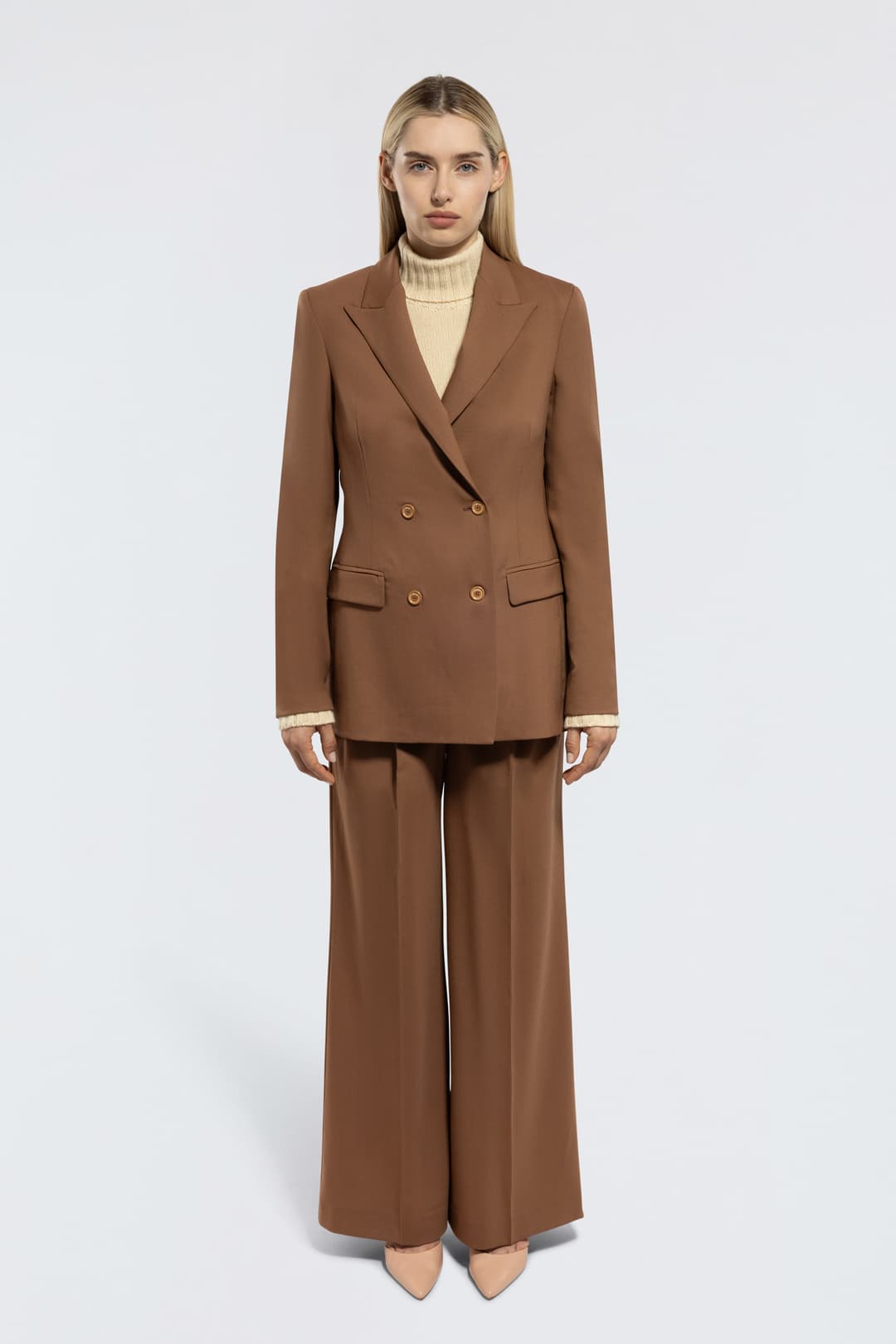 Double-Breasted Wool Jacket