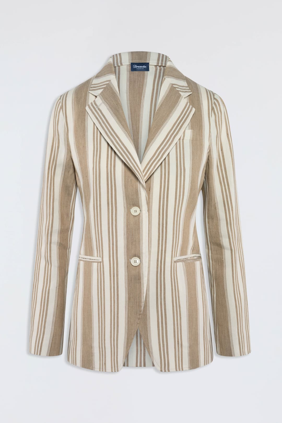 Striped Linen Blazer