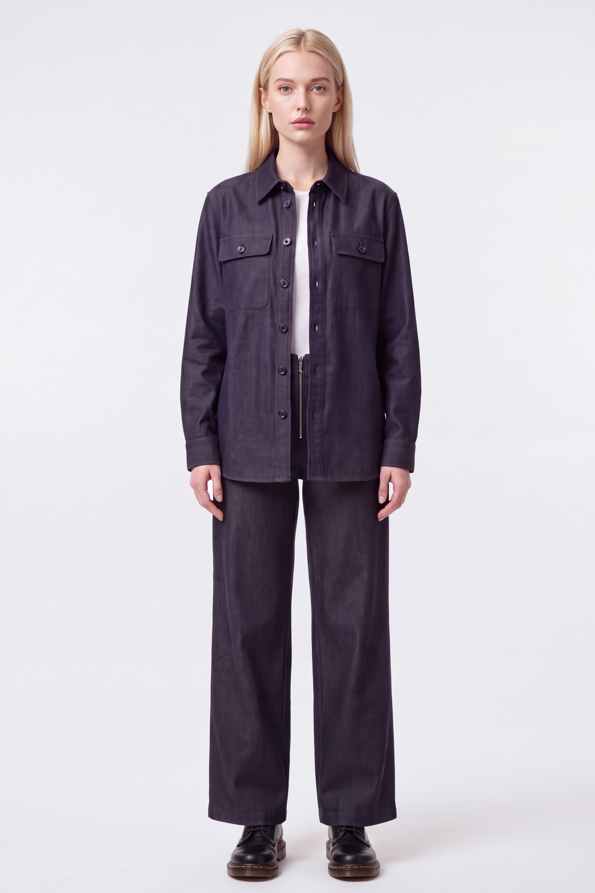 Virgin Wool Overshirt - Image 2