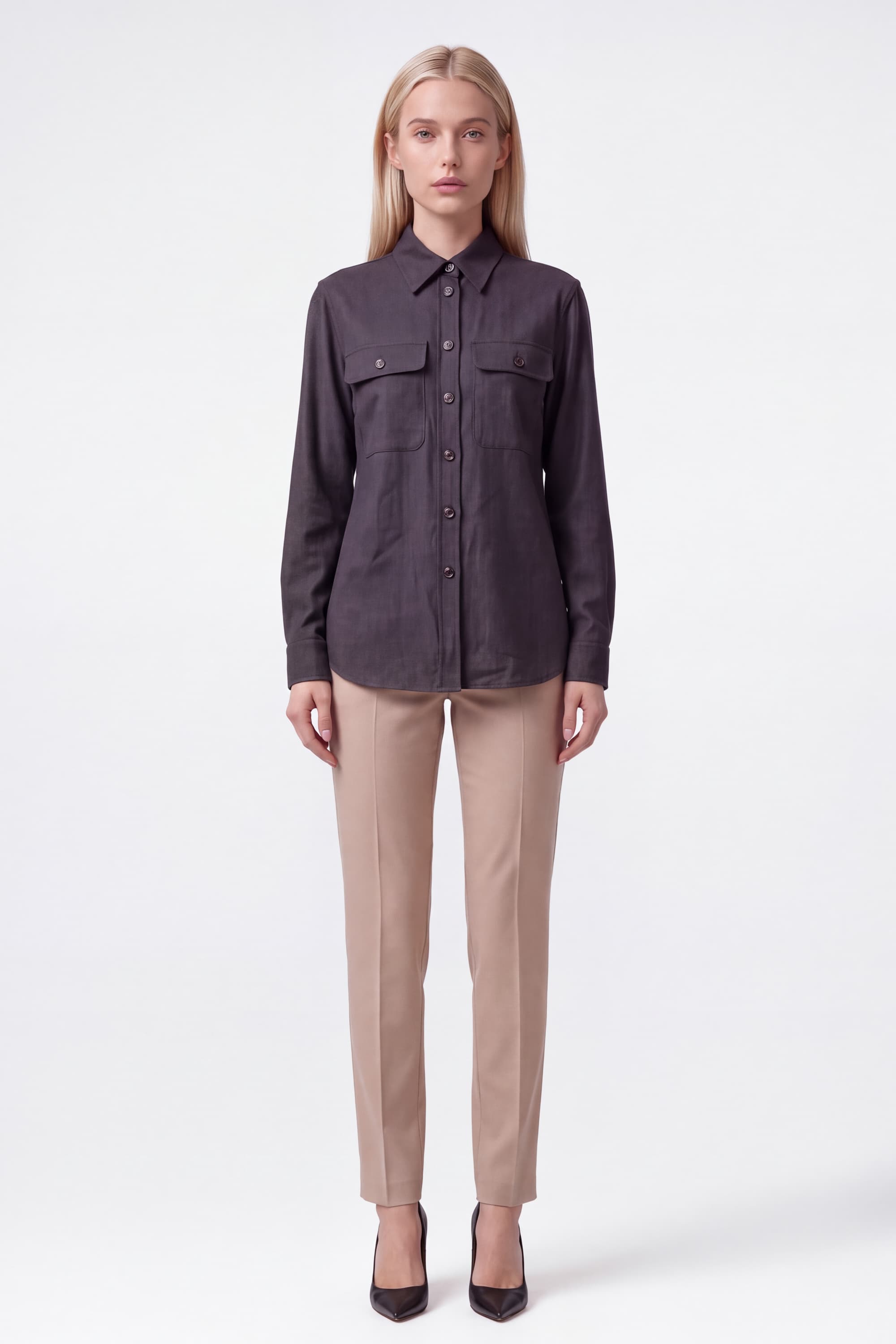 Virgin Wool Overshirt - Image 2