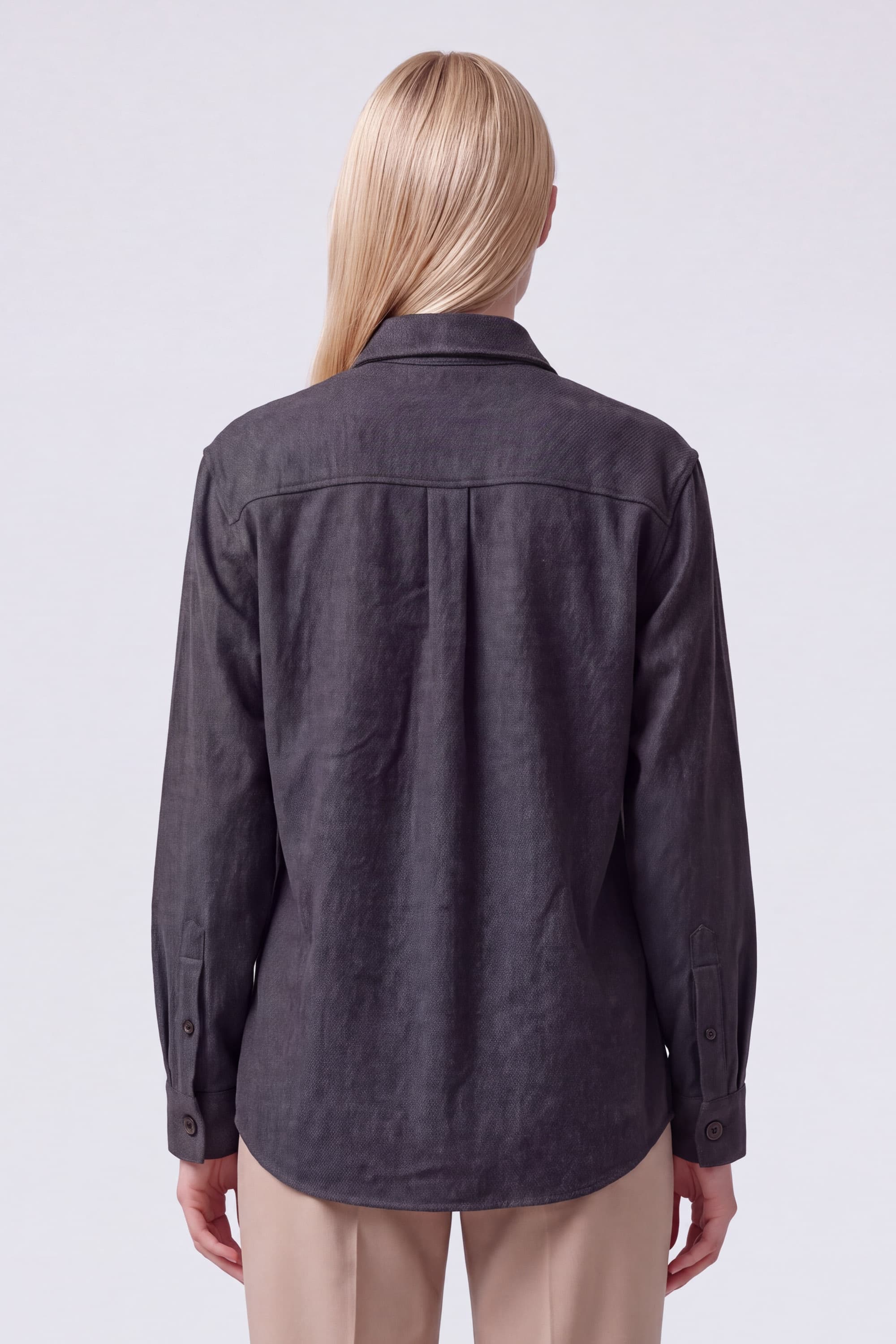 Virgin Wool Overshirt - Image 4