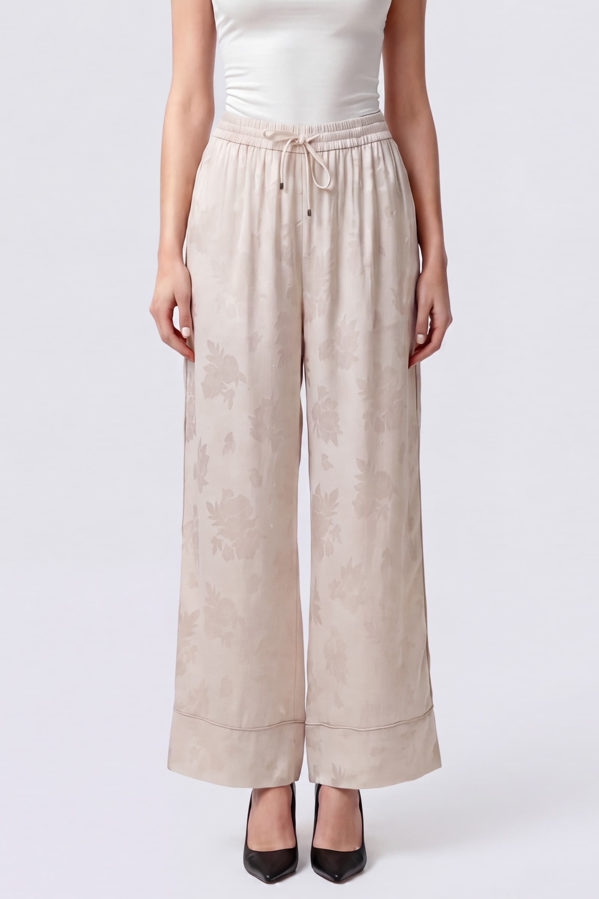 Floral Print Trousers - Image 3