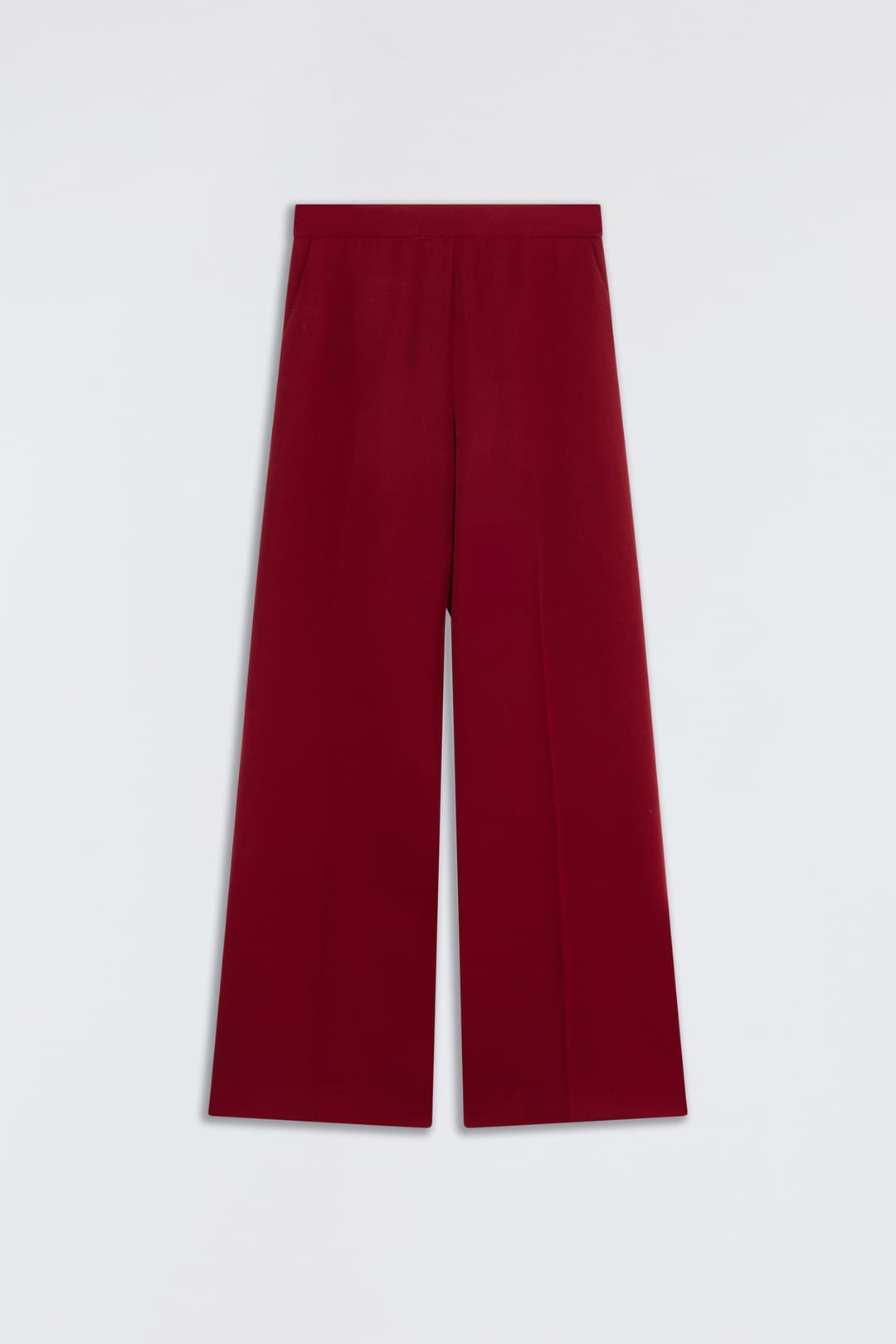 Pantaloni Palazzo in Lana Vergine