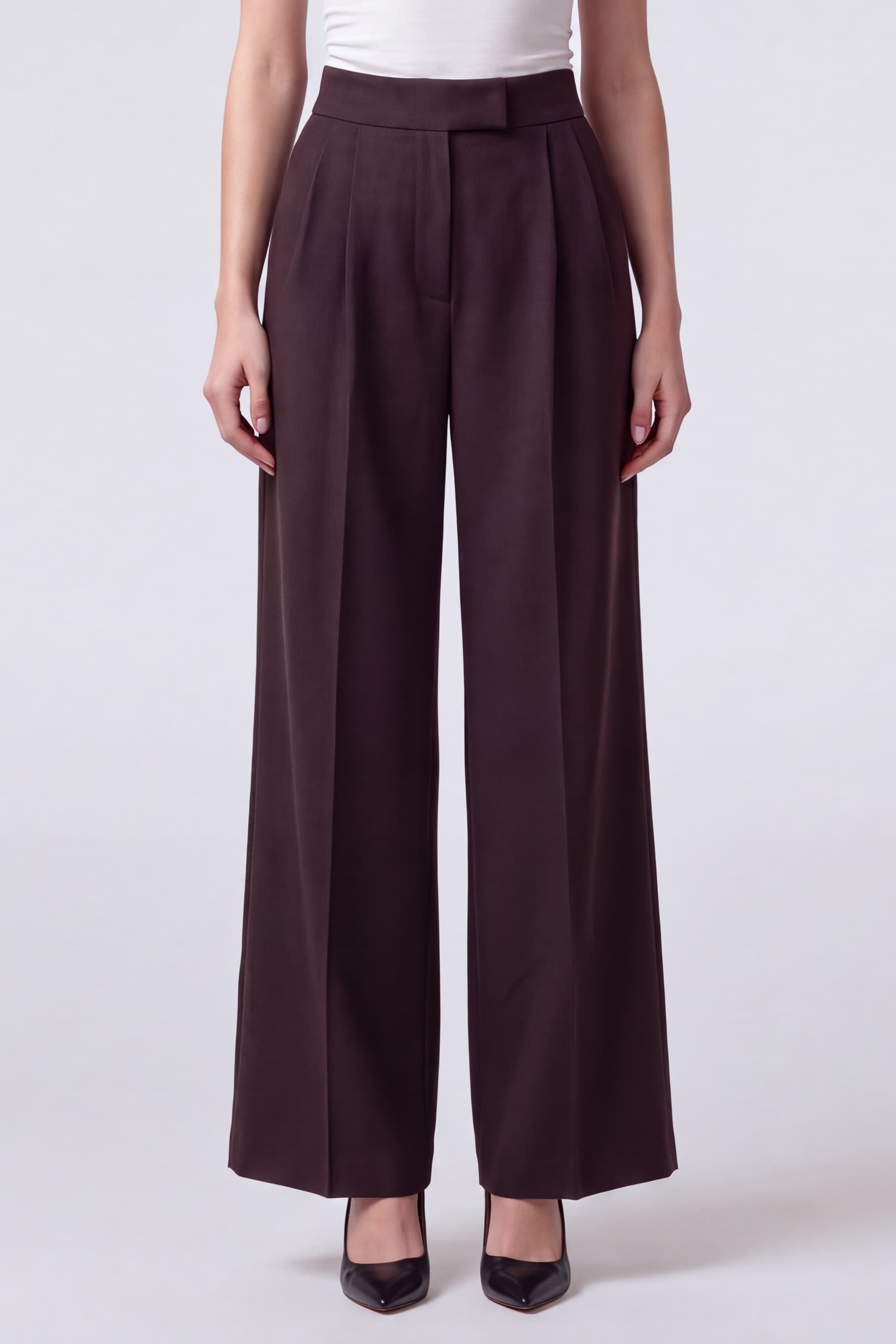 Tailored Palazzo Trousers - Image 2