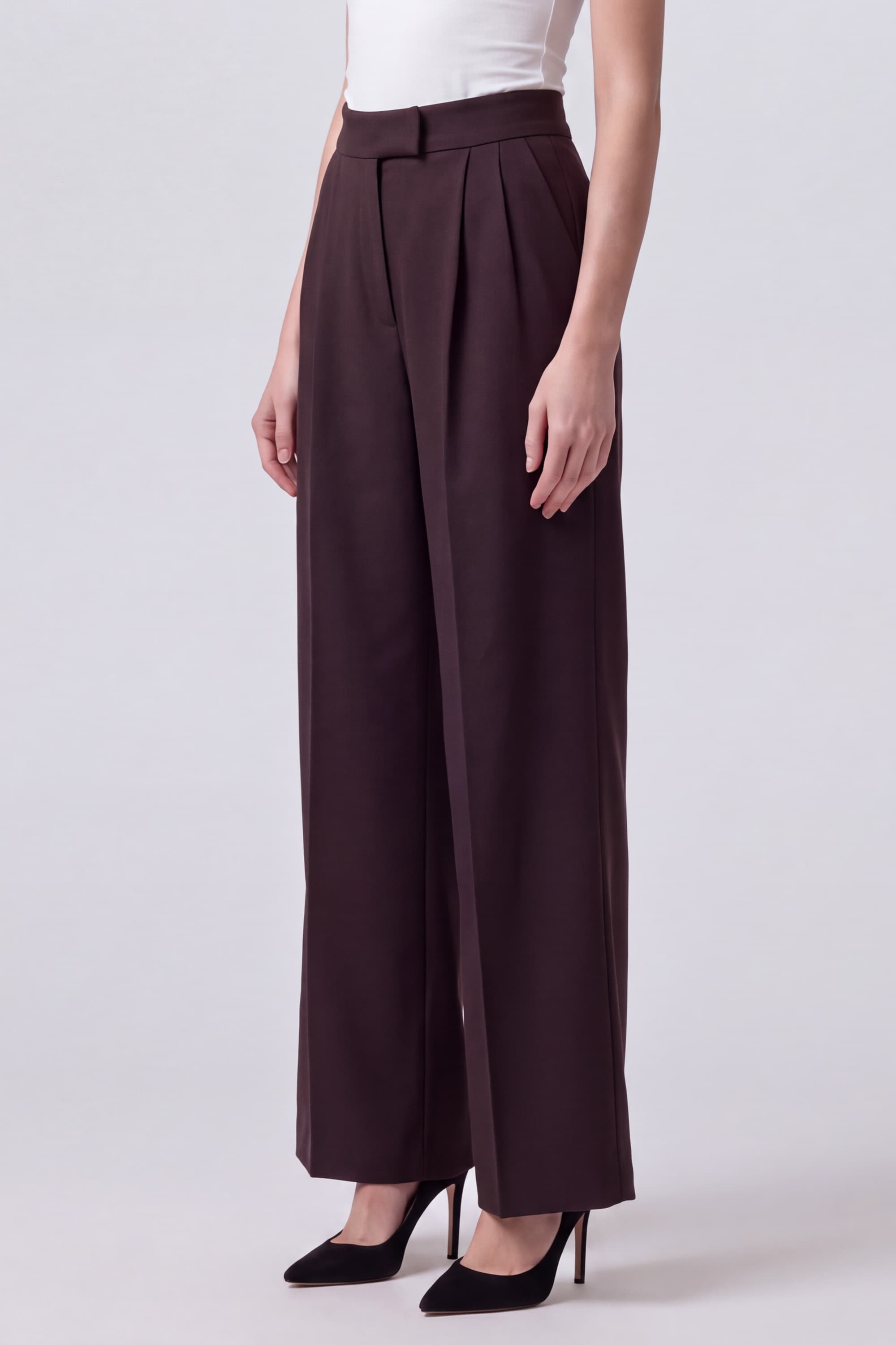 Tailored Palazzo Trousers - Image 3