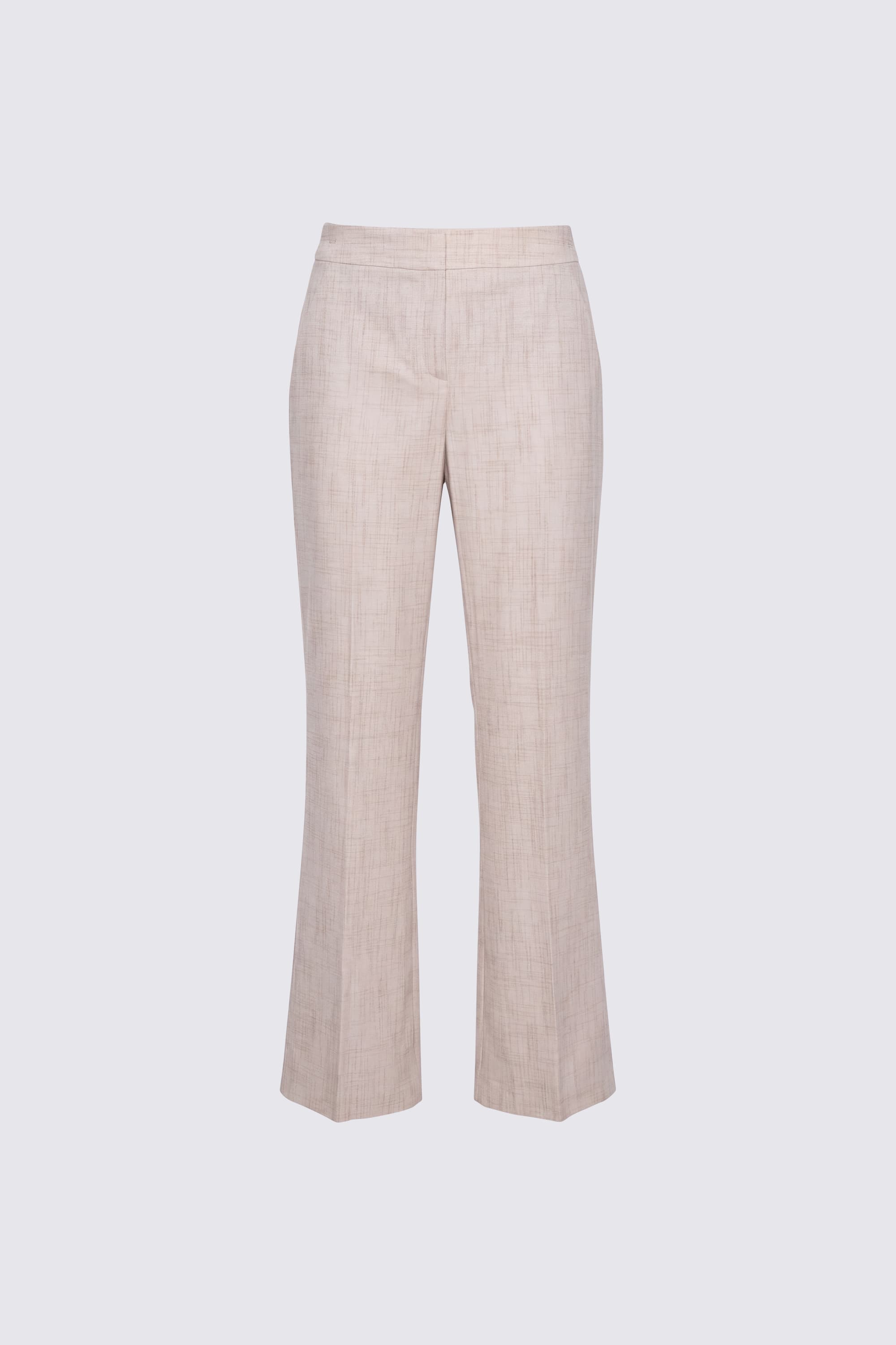 Tailored Wool Trousers in Fantasy Weave
