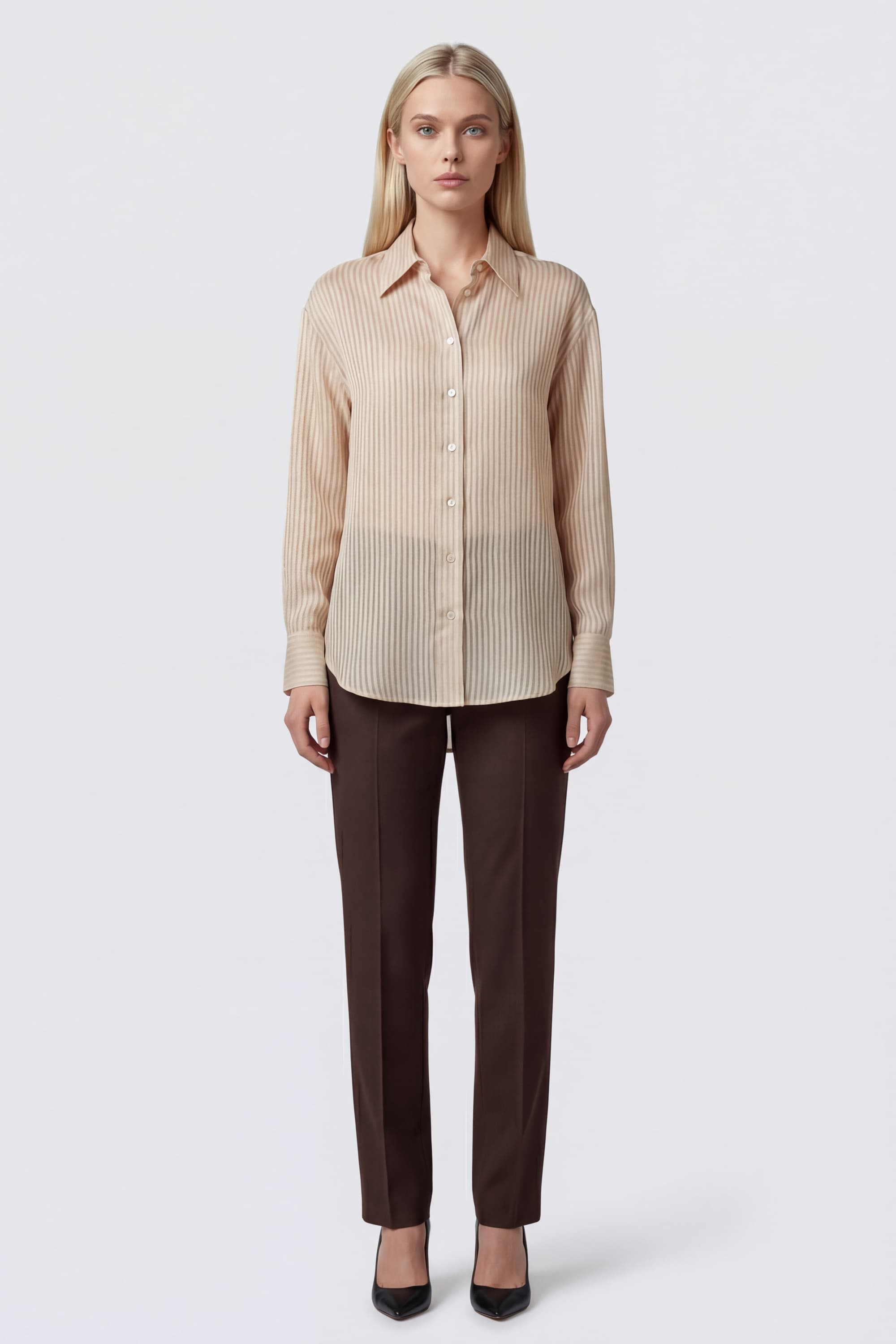 Oversized Silk and Cotton Shirt - Image 2