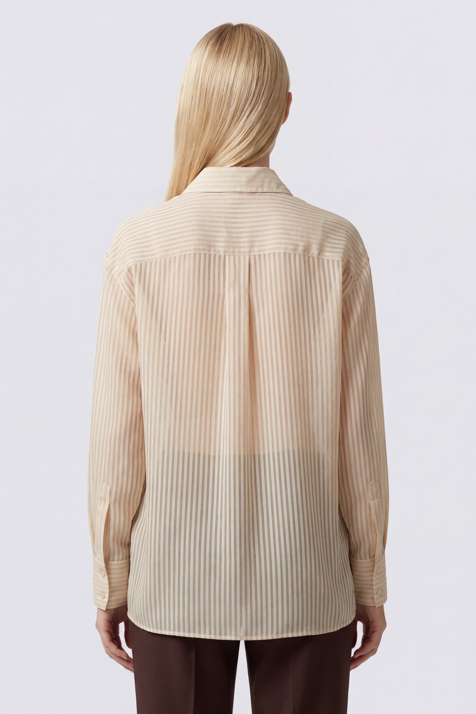 Oversized Silk and Cotton Shirt - Image 4