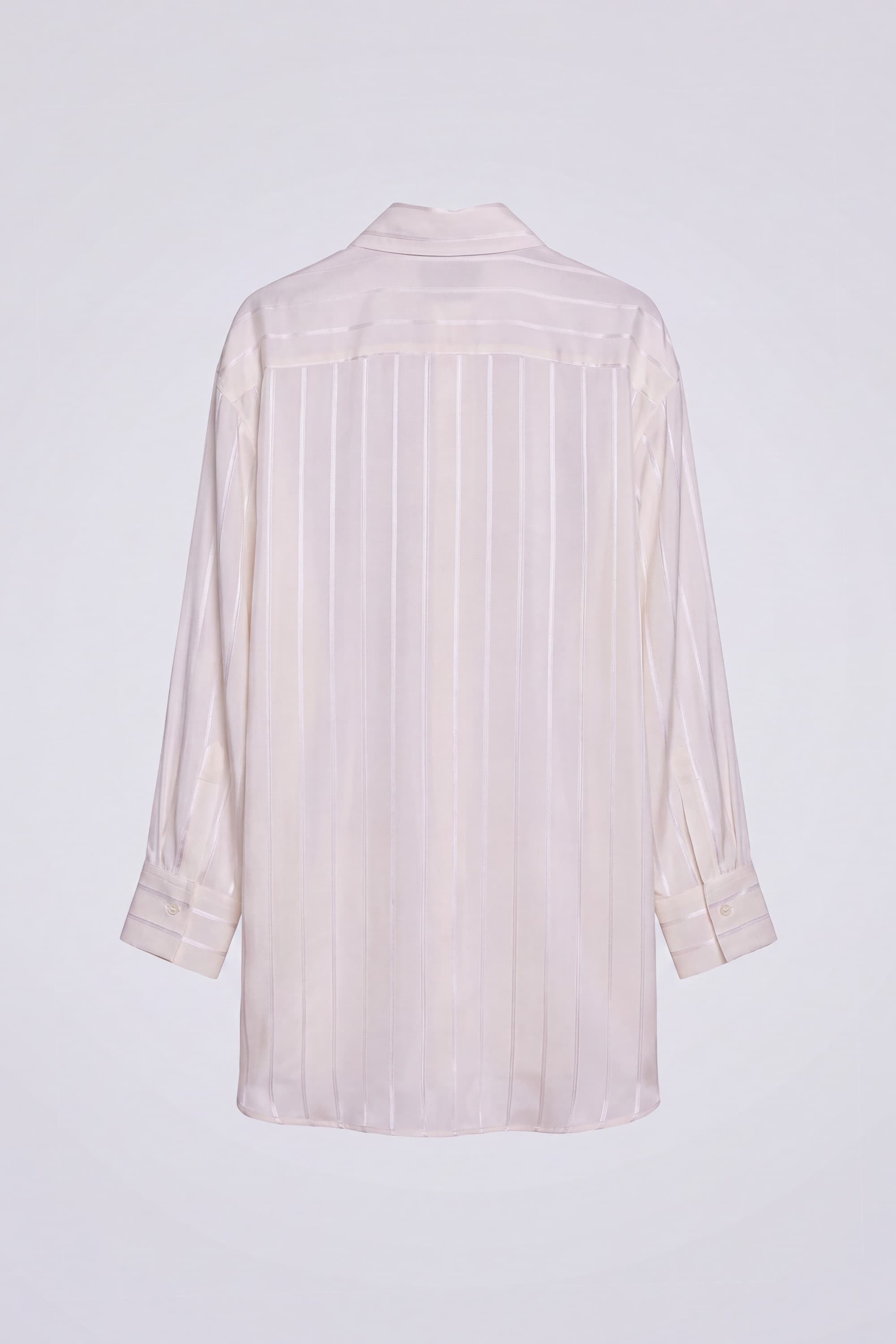Oversized Cotton and Silk Shirt - Image 5