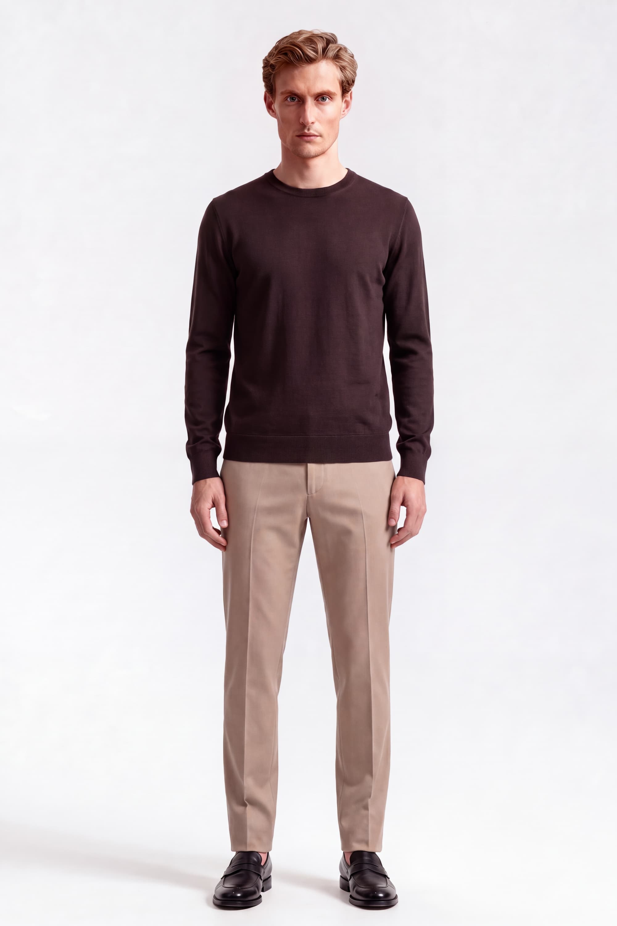 Maglia Girocollo in Lana Merino Extrafine - Image 2