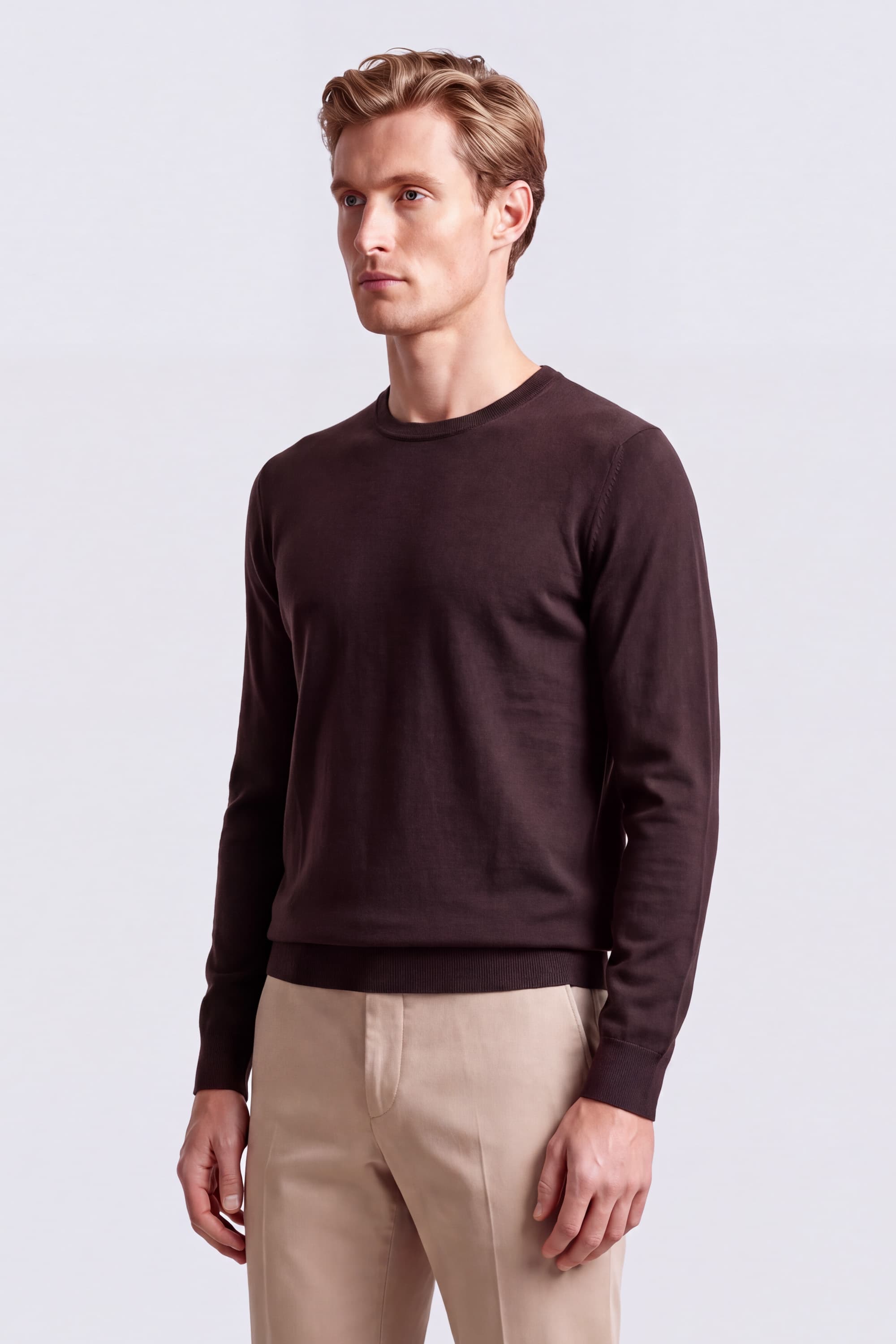 Maglia Girocollo in Lana Merino Extrafine - Image 3